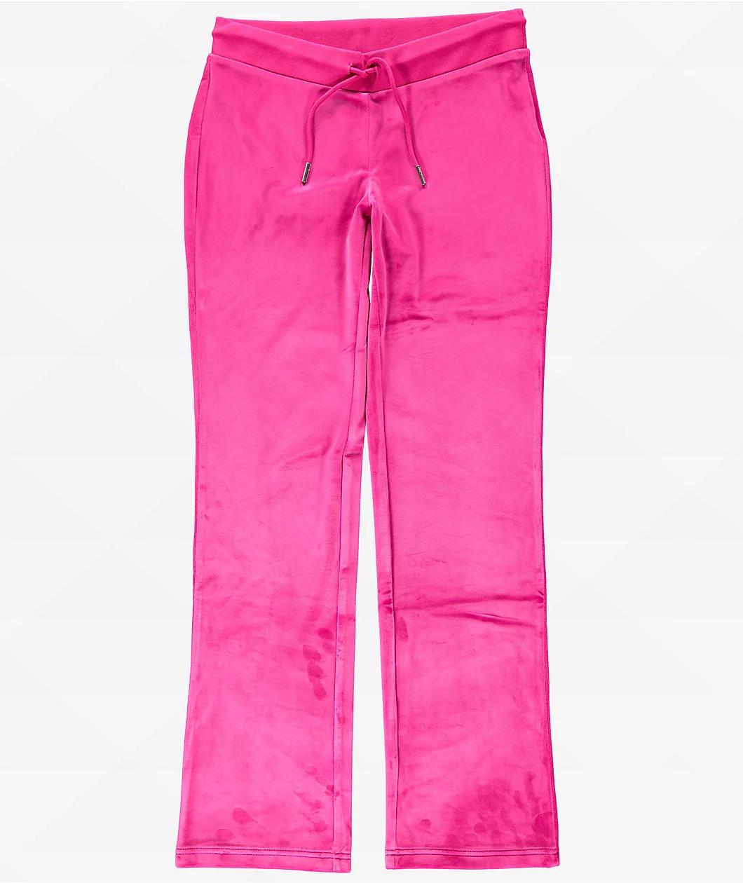 Juicy Couture OG Big Bling Free Love Velour Track Pants Product Image