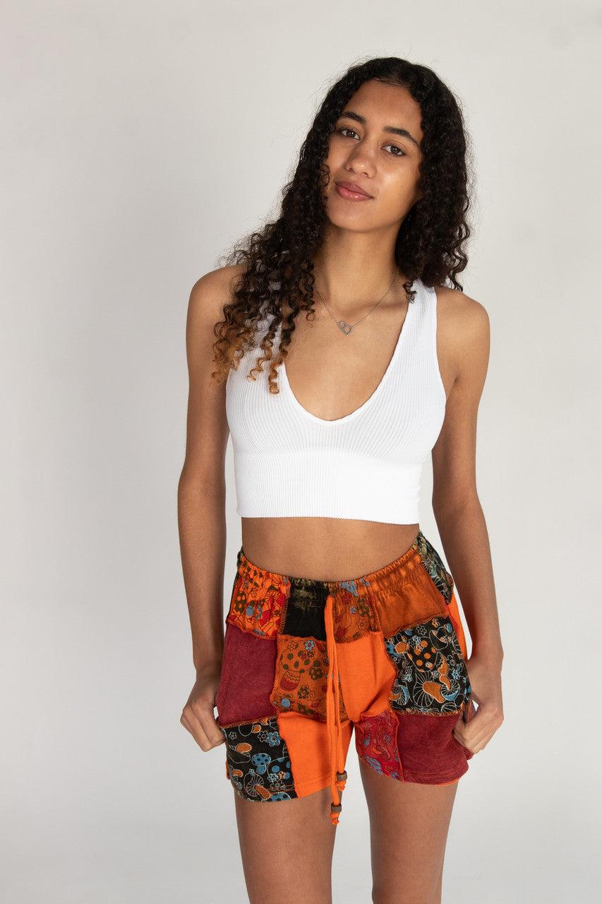 Patchwork Sweatshorts Product Image