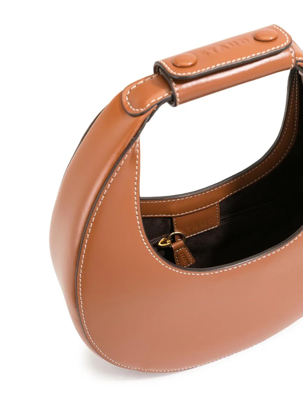 Moon small leather shoulder bag Product Image
