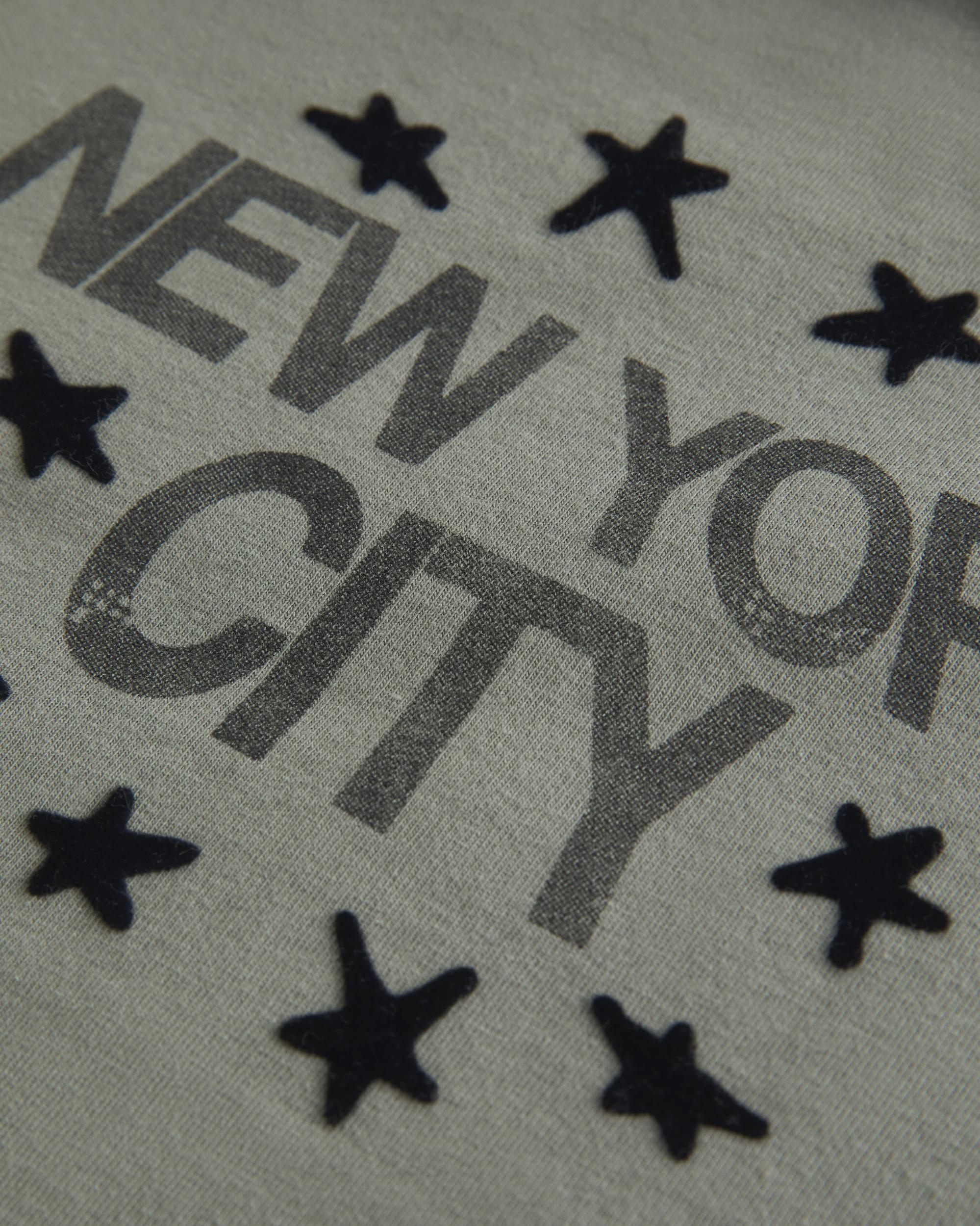 Twisted Off-the-Shoulder New York City Graphic Tee Product Image