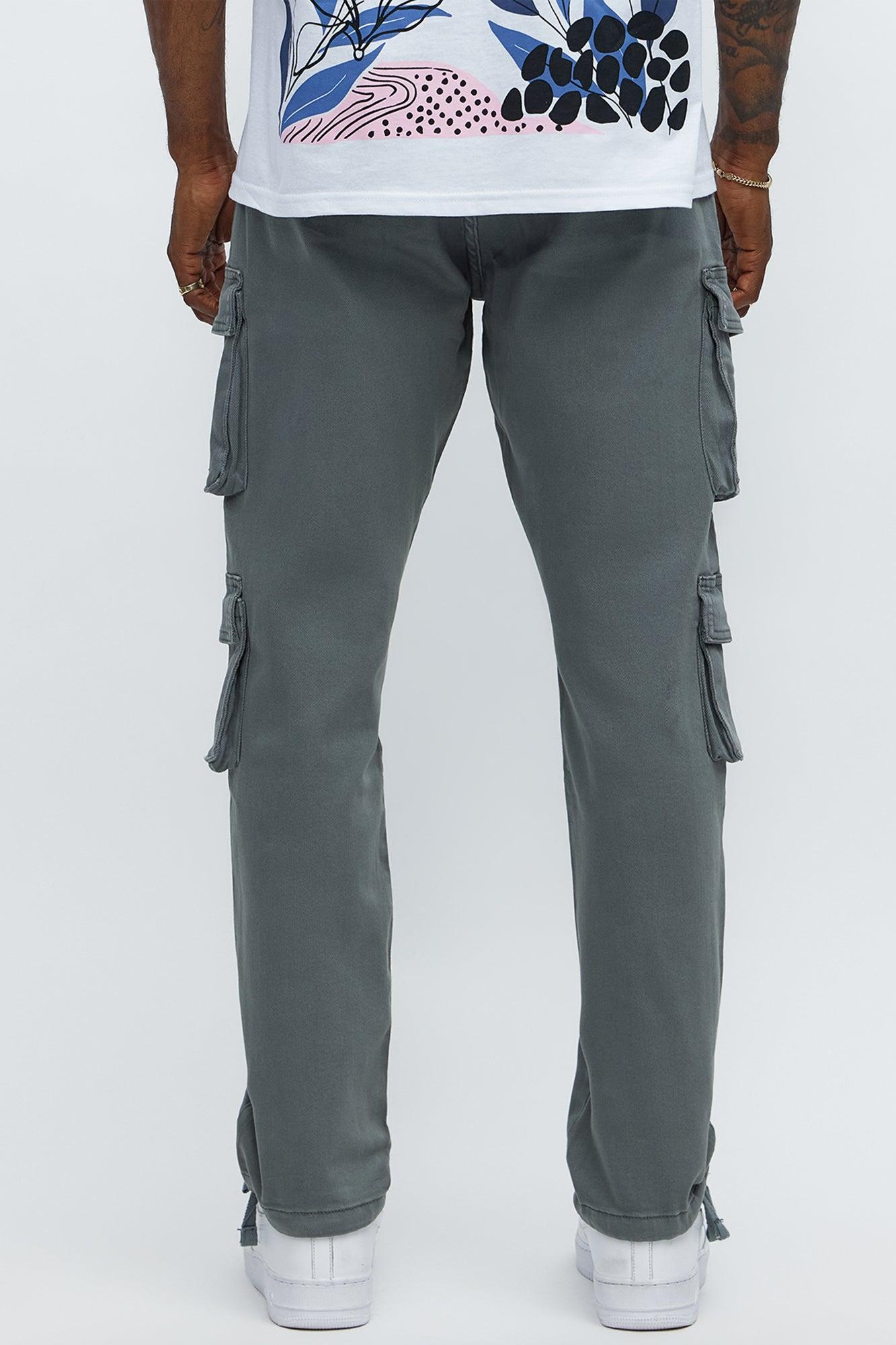 Slim Double It Up Cargo Pants - Sage Male Product Image