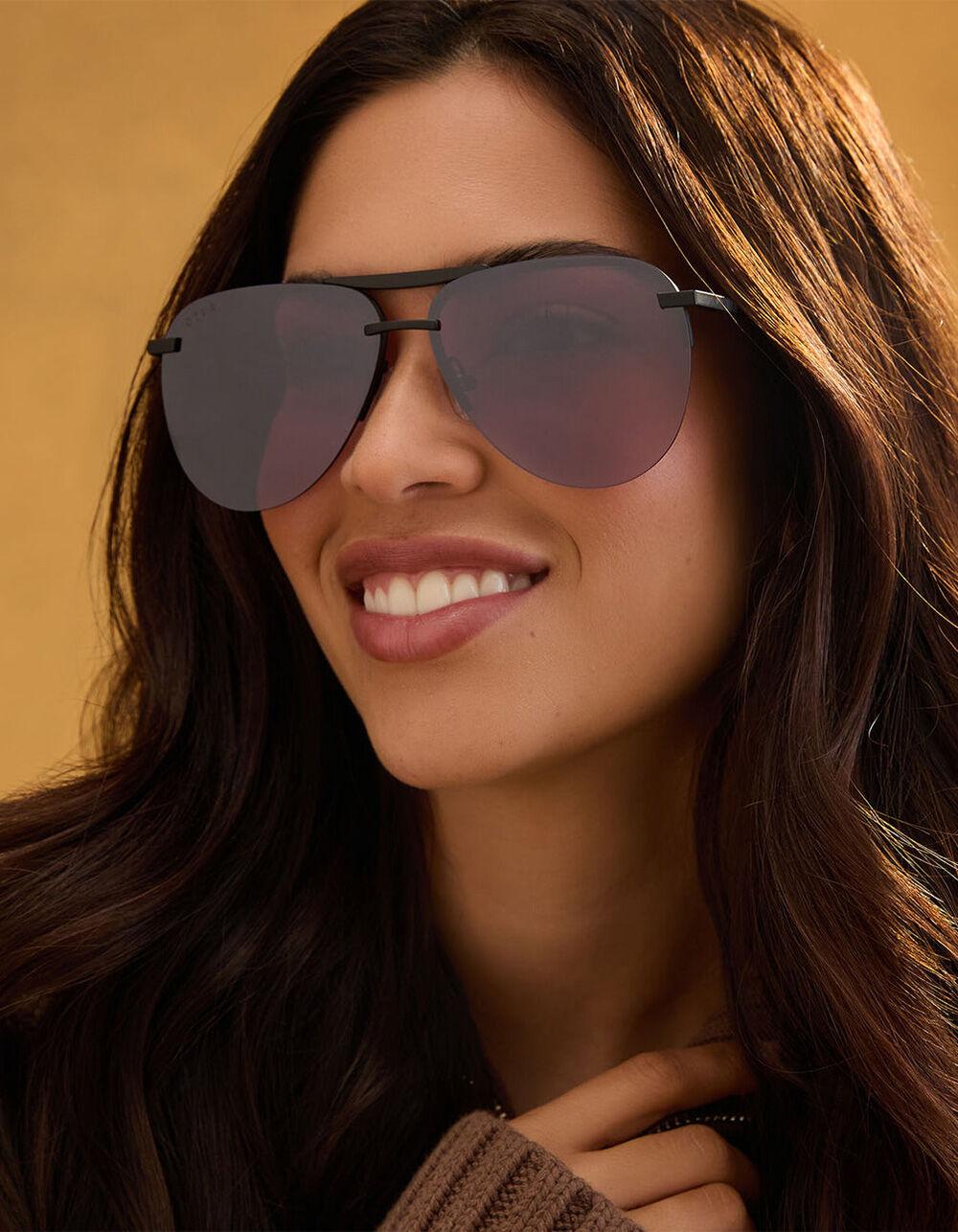 DIFF EYEWEAR Tahoe Sunglasses - BLACK/BURGANDY Product Image