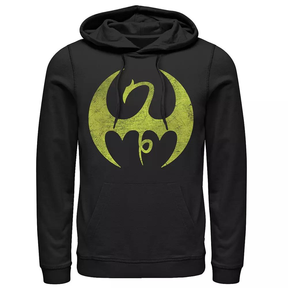 Men's Star Wars The Mandalorian The Child Big Eyes Portrait Logo Hoodie,  Product Image