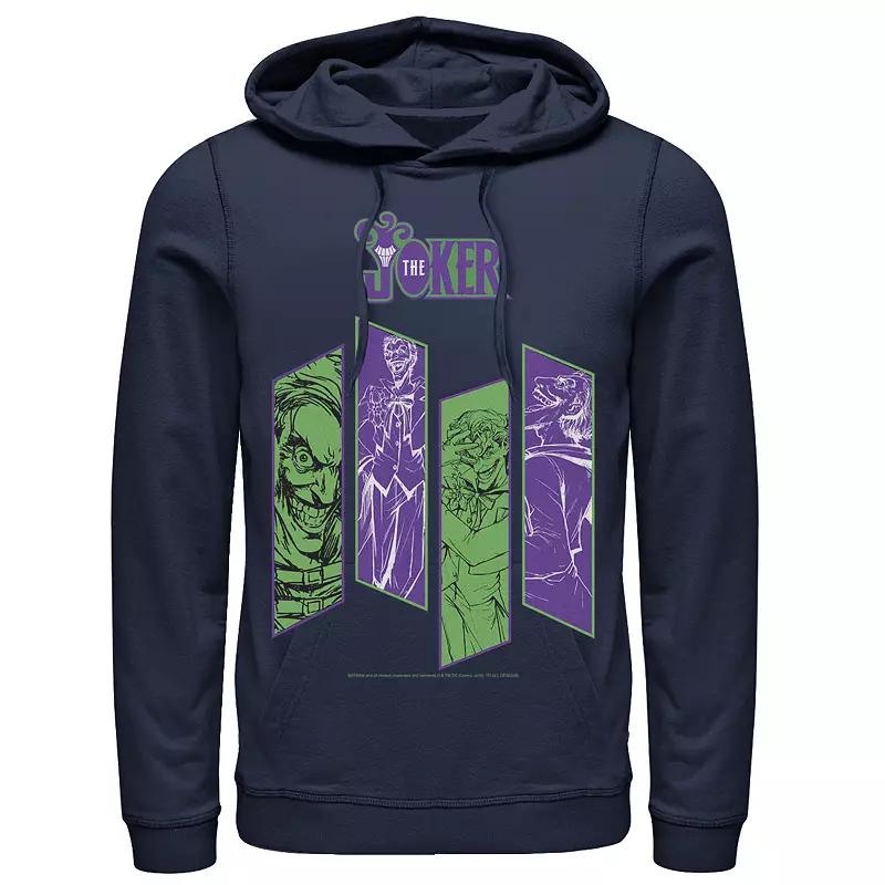 Mens DC Comics Batman Joker Panels Hoodie, Men's,  Product Image