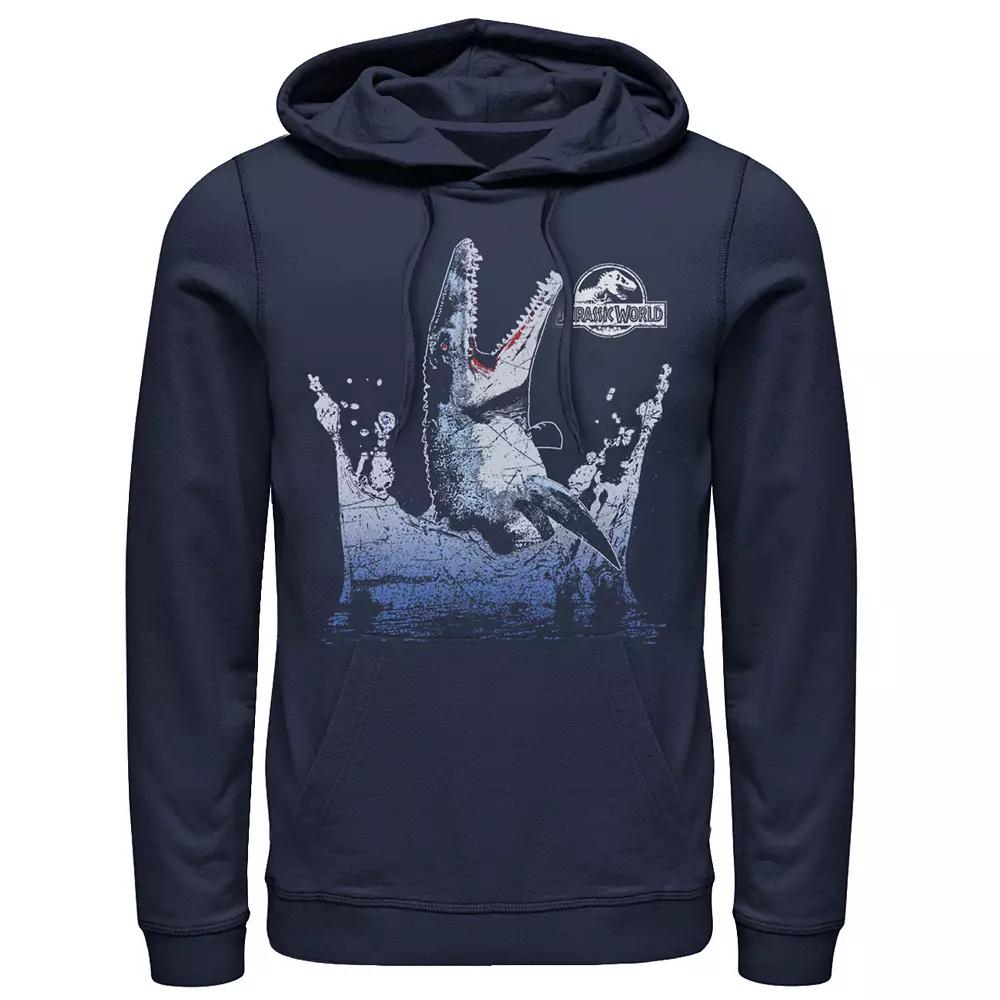 Men's Jurassic World Aquatic Dinosaur Splash Graphic Pullover Hoodie,  Product Image