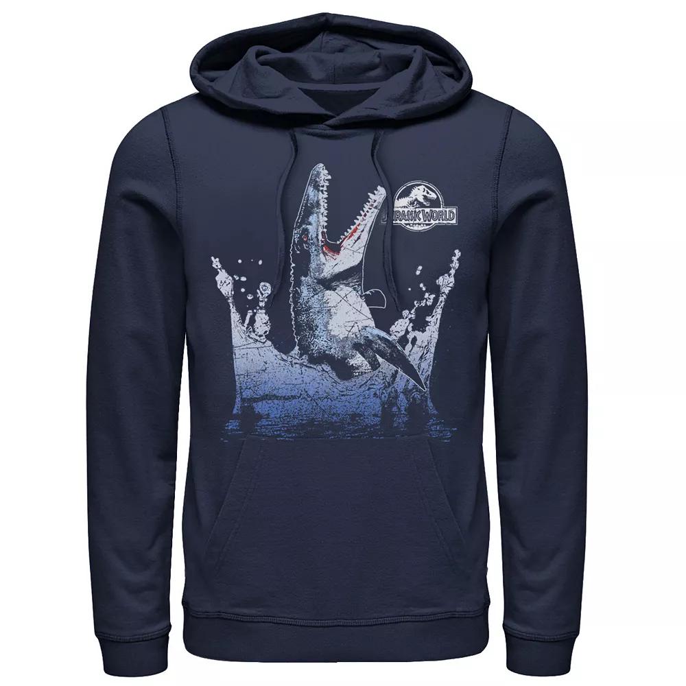 Men's Jurassic World Aquatic Dinosaur Splash Graphic Pullover Hoodie,  Product Image