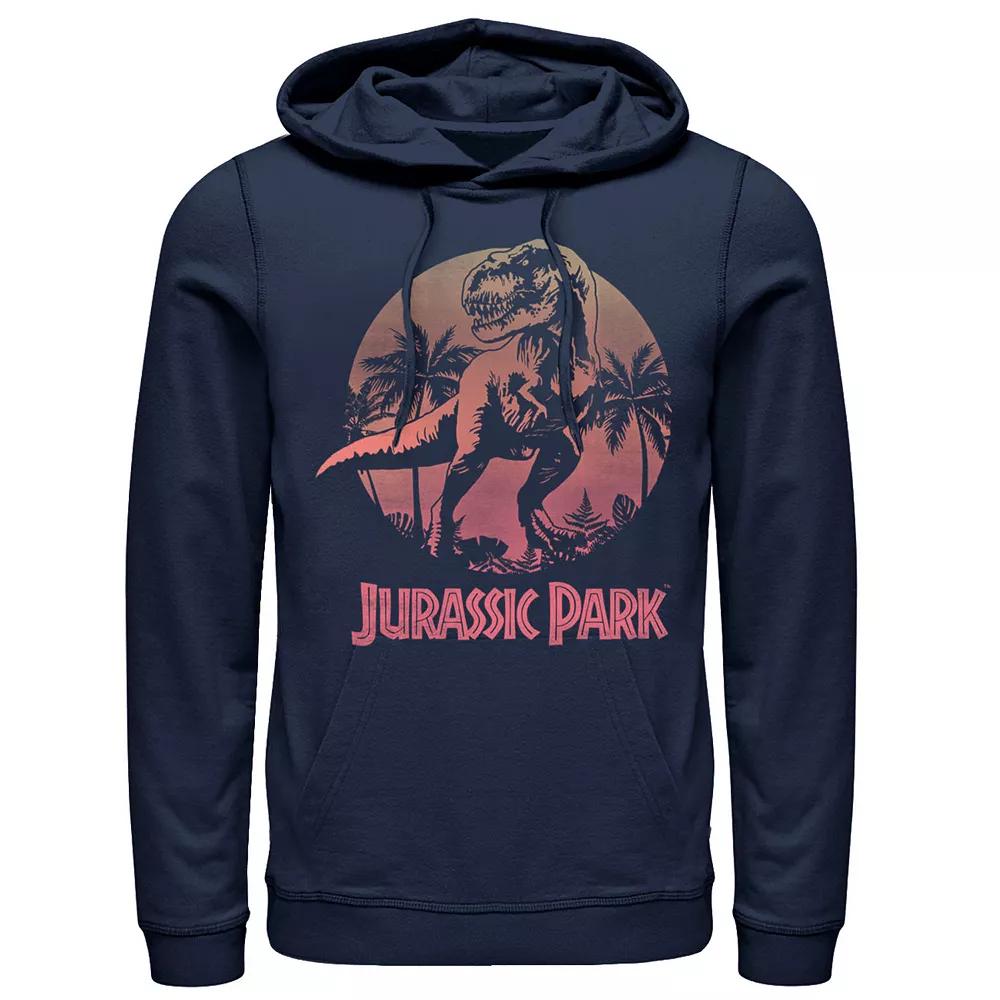 Men's Jurassic World Classic Metal Coin Logo Graphic Pullover Hoodie,  Product Image