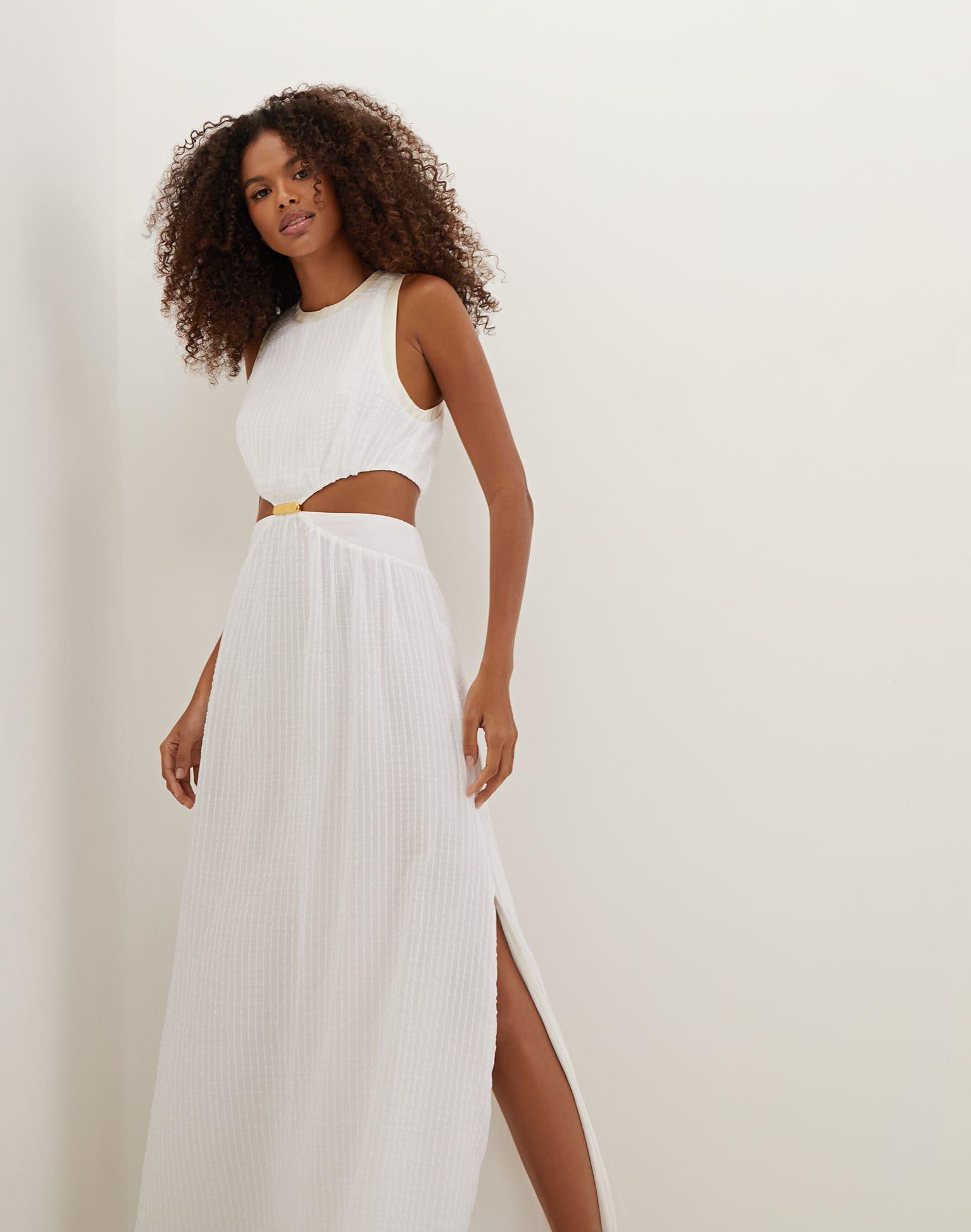 Anai Maxi Dress - Off White Product Image