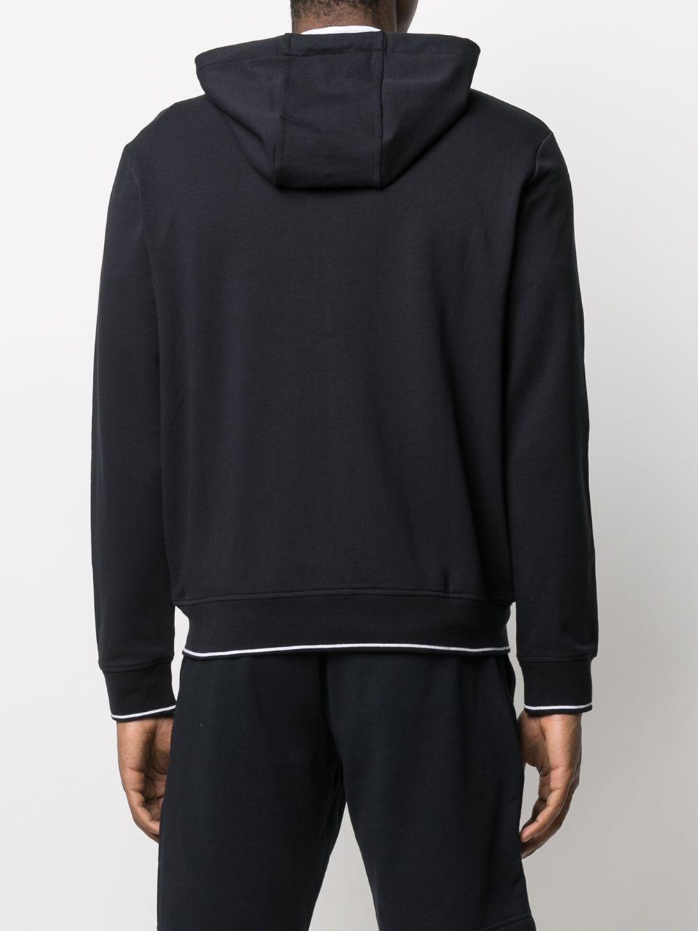 logo-print zip-up hoodie Product Image