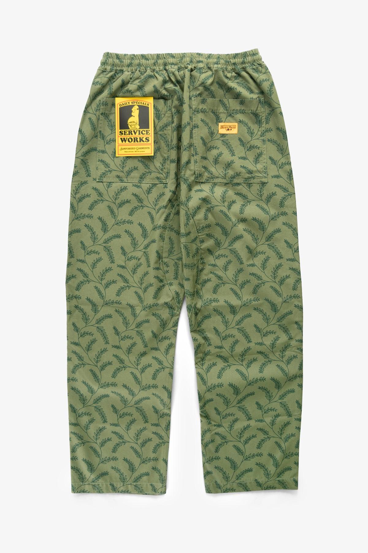 Branch Twill Chef Pants - Olive Product Image