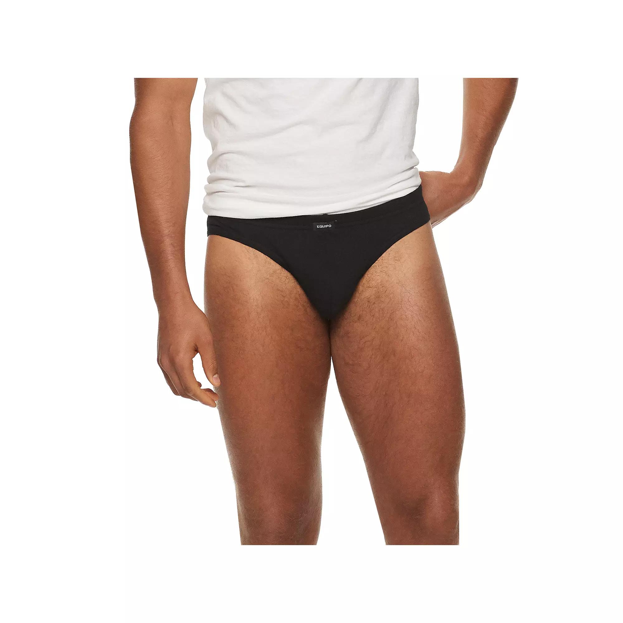 Mens Equipo 5-Pack Bikini Briefs Silver Blue Black Product Image