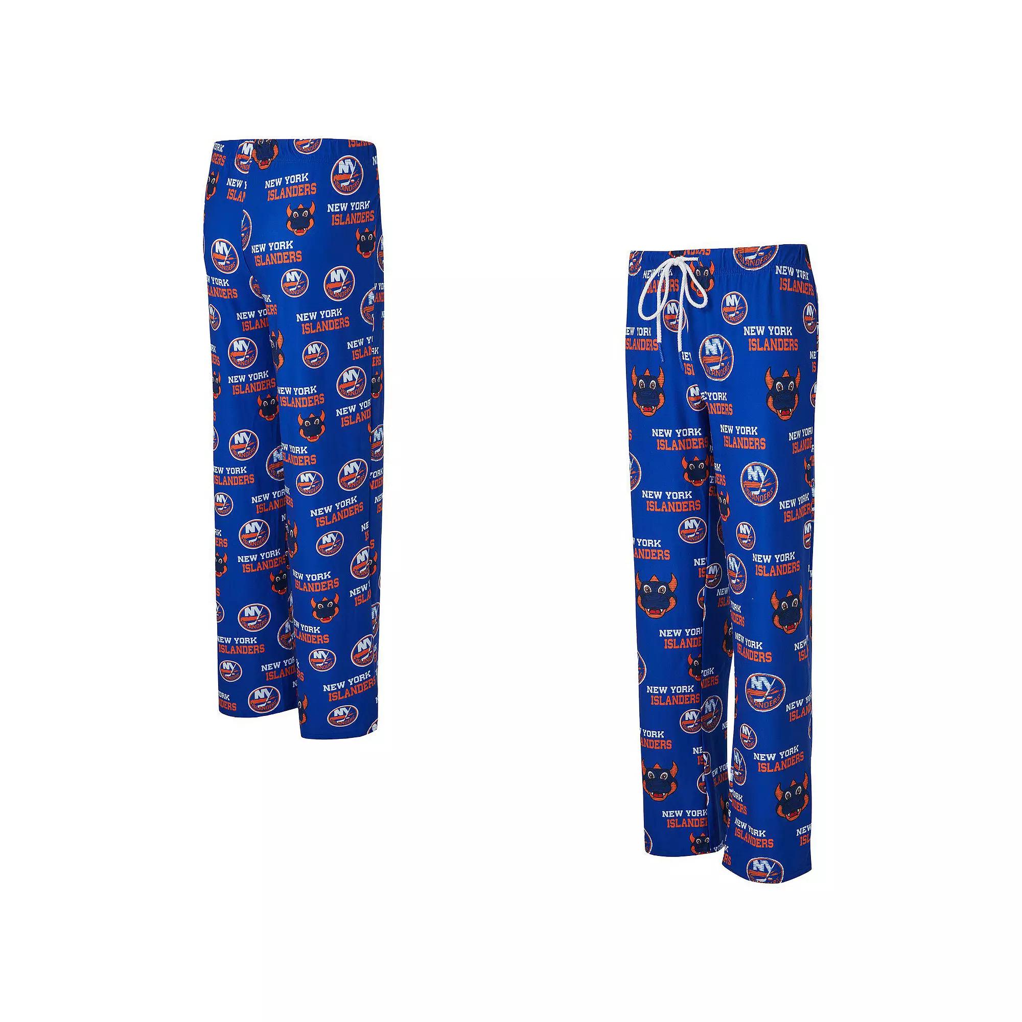 Women's Concepts Sport Royal New York Islanders Zest Allover Print Knit Pants,  Product Image
