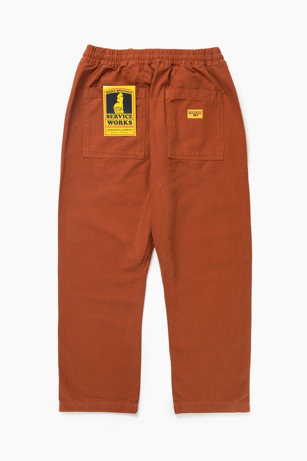 Service Works - Classic Chef Pants - Terracotta Product Image