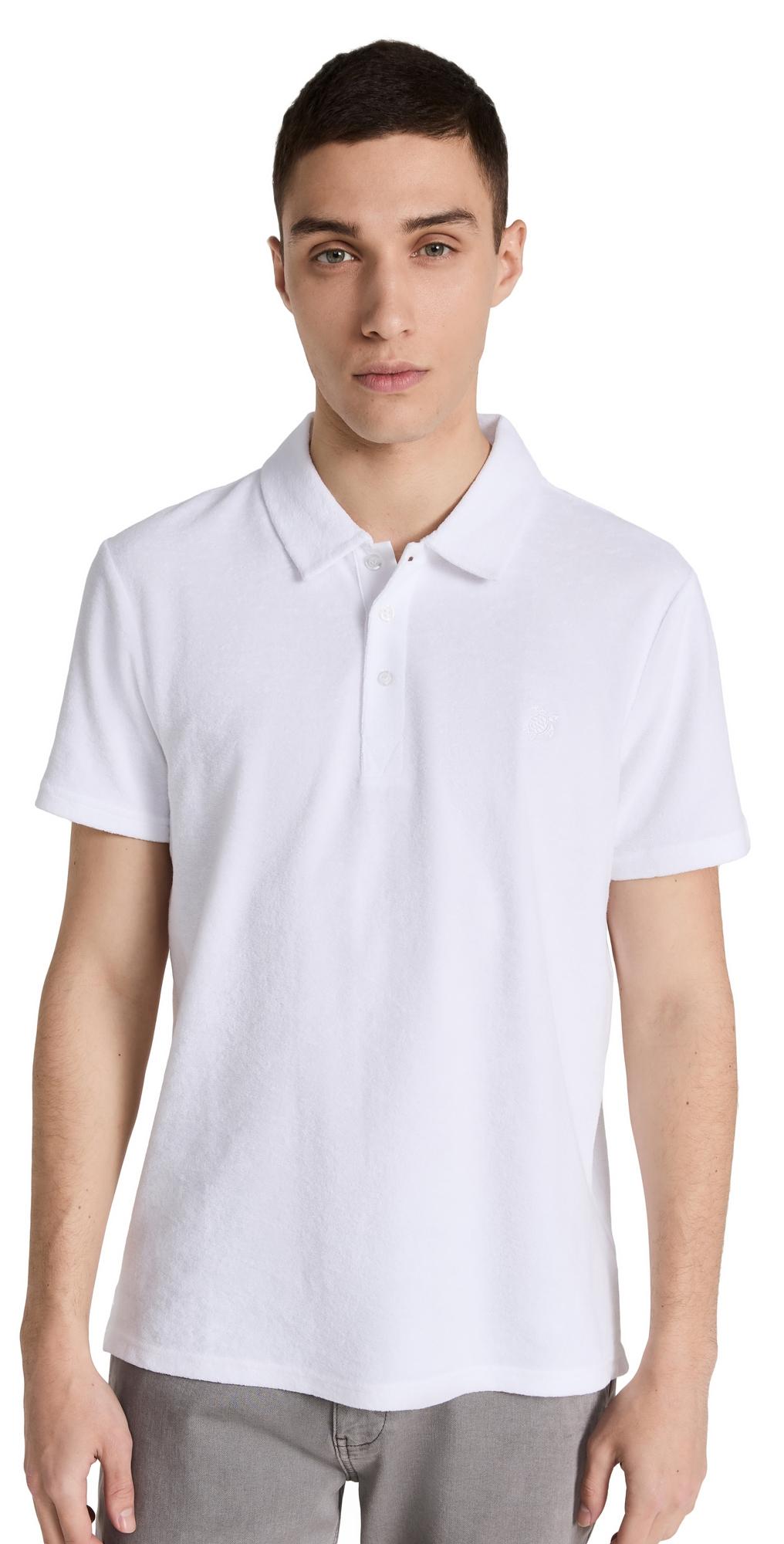 Vilebrequin Men's Solid Terry Polo Product Image