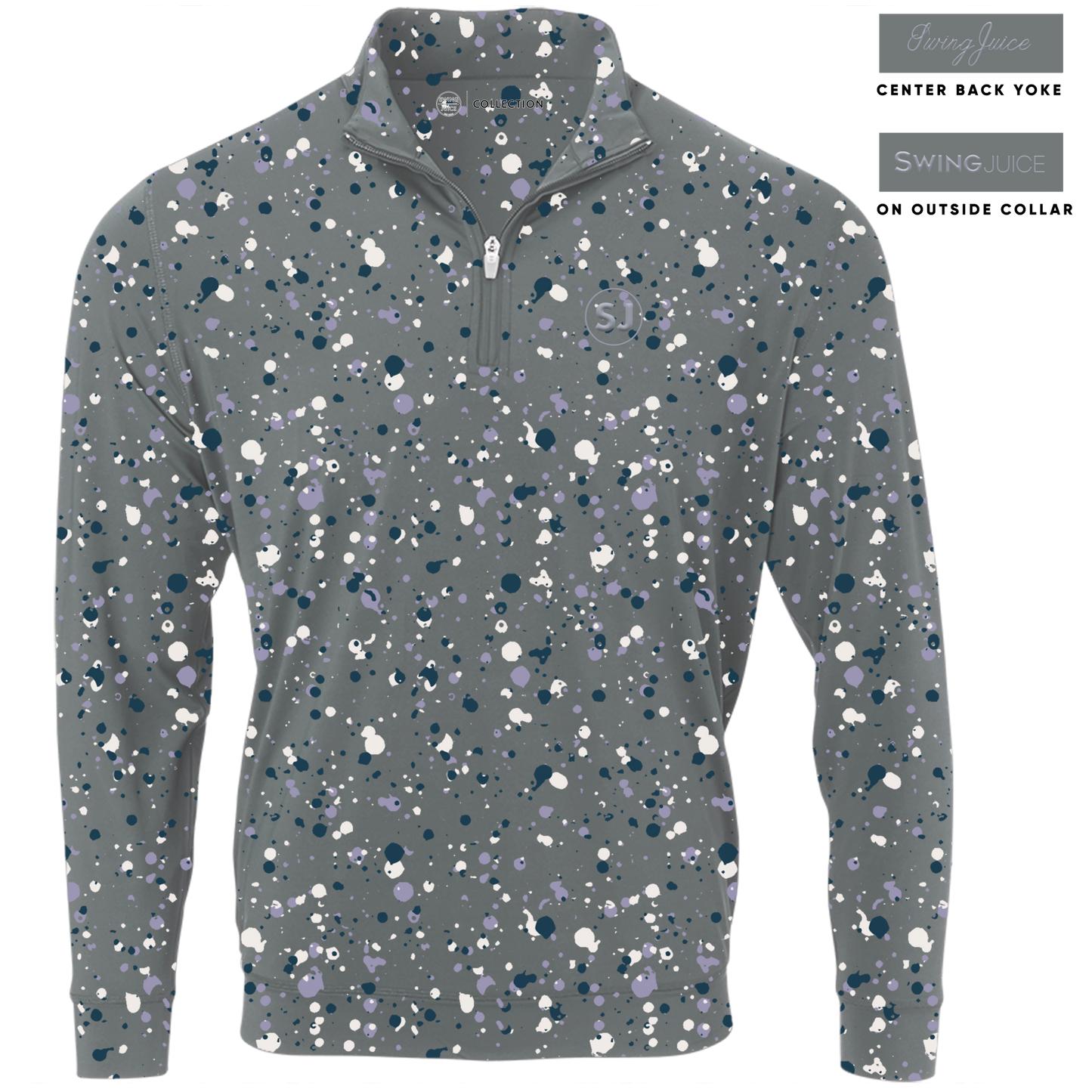 SwingJuice Golf Splatter Men's Quarter Zip Male Product Image