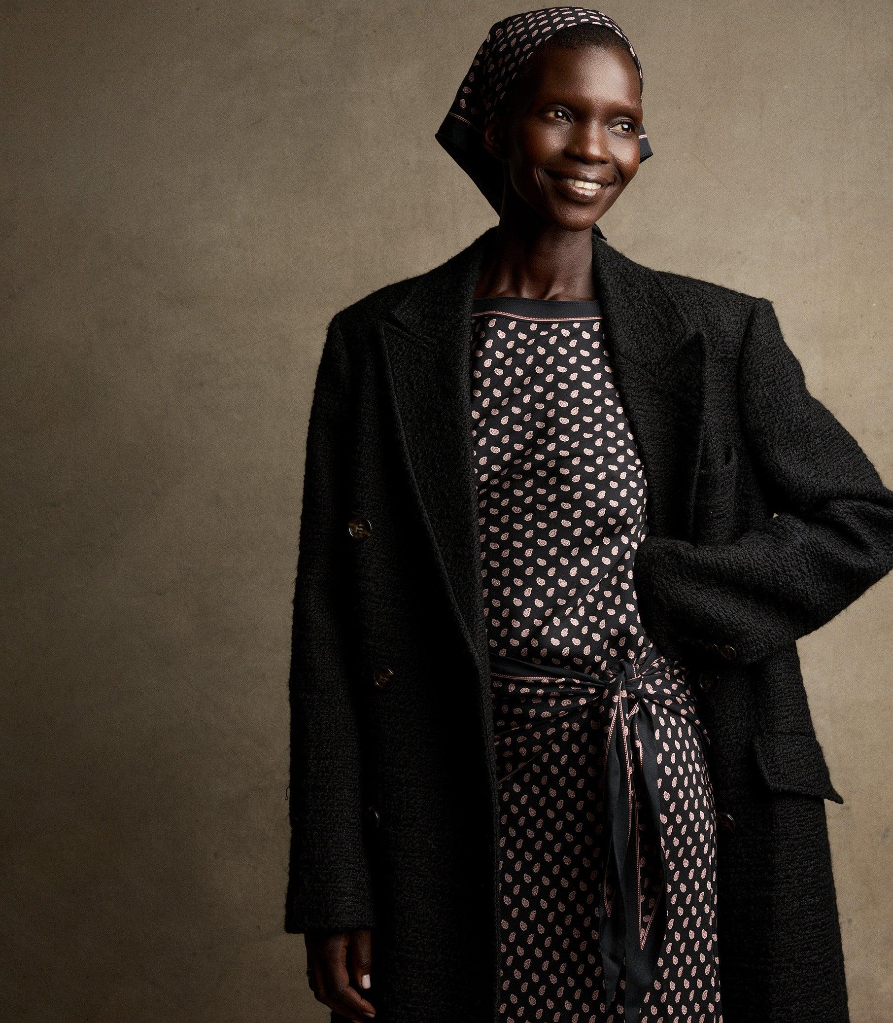 WILHELMINA COAT -- BLACK Product Image