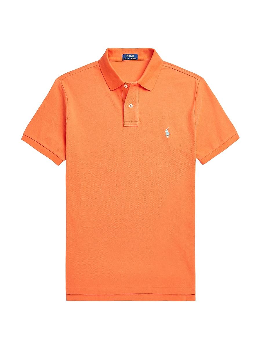 Mens Classic-Fit Mesh Polo Shirt Product Image