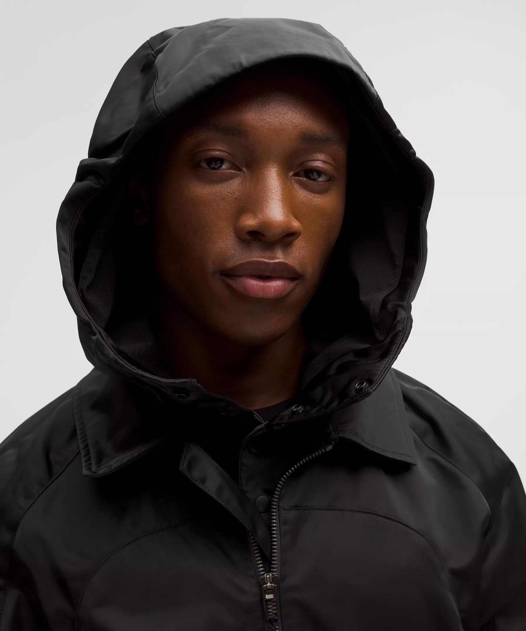 Taffeta Removable-Hood Collared Jacket *SLNSH Collection Product Image