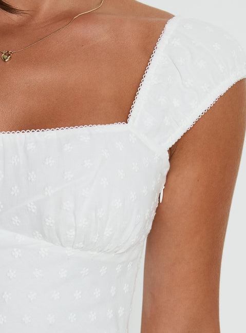 Seyani Mini Dress White Product Image