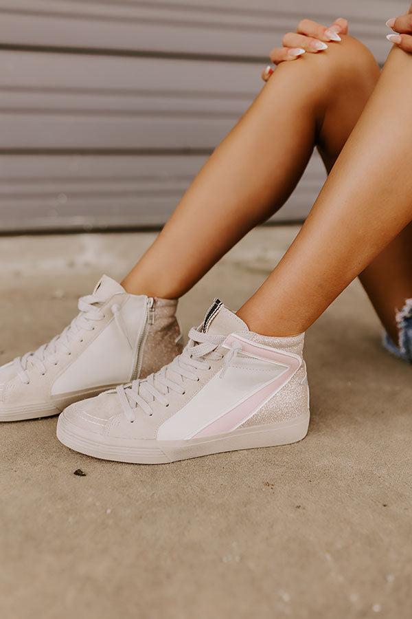 The Daphne Vintage Glitter Sneaker Product Image