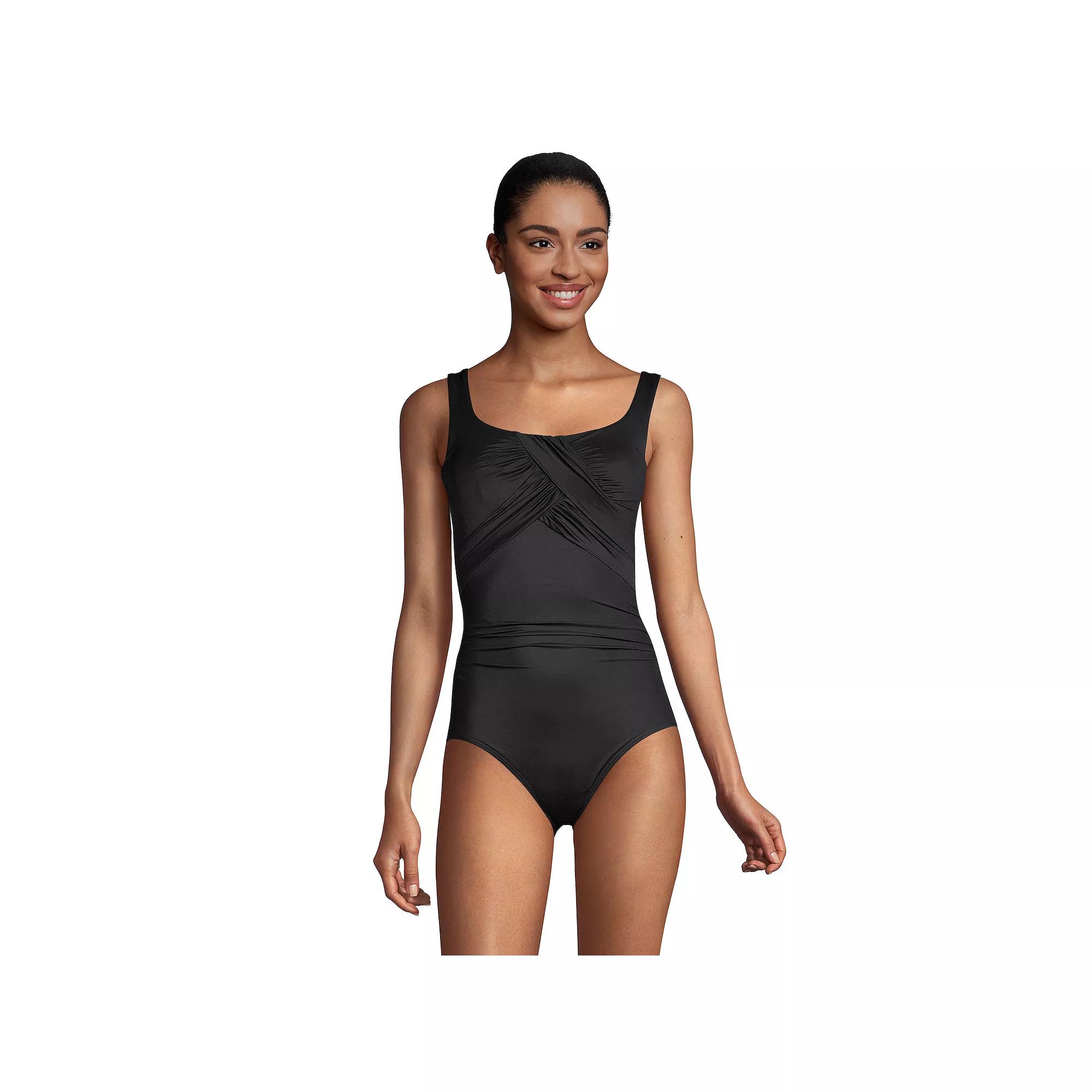 Women's Lands' End Carmela SlenderSuit DD-Cup One-Piece Swimsuit,  Product Image