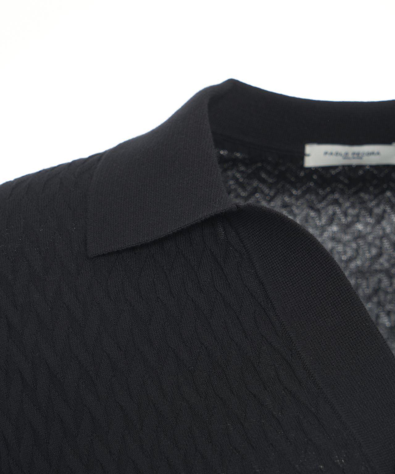 Knitted polo shirt Product Image