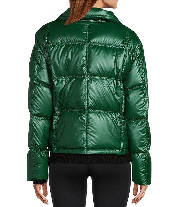 Antonio Melani Stand Collar Front Zip Ski Puffer Jacket Product Image