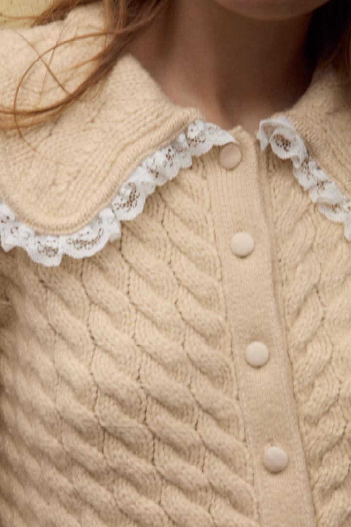 Milana Cardigan — Cream Product Image