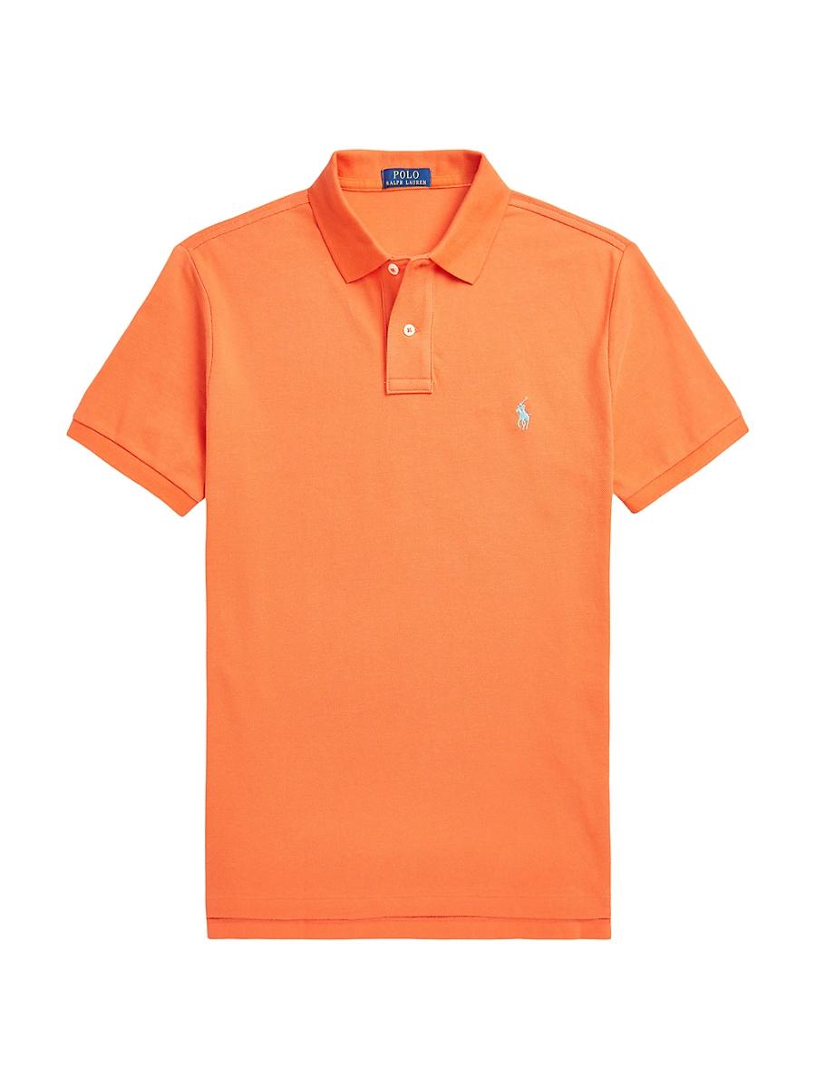 Mens Classic-Fit Mesh Polo Shirt Product Image