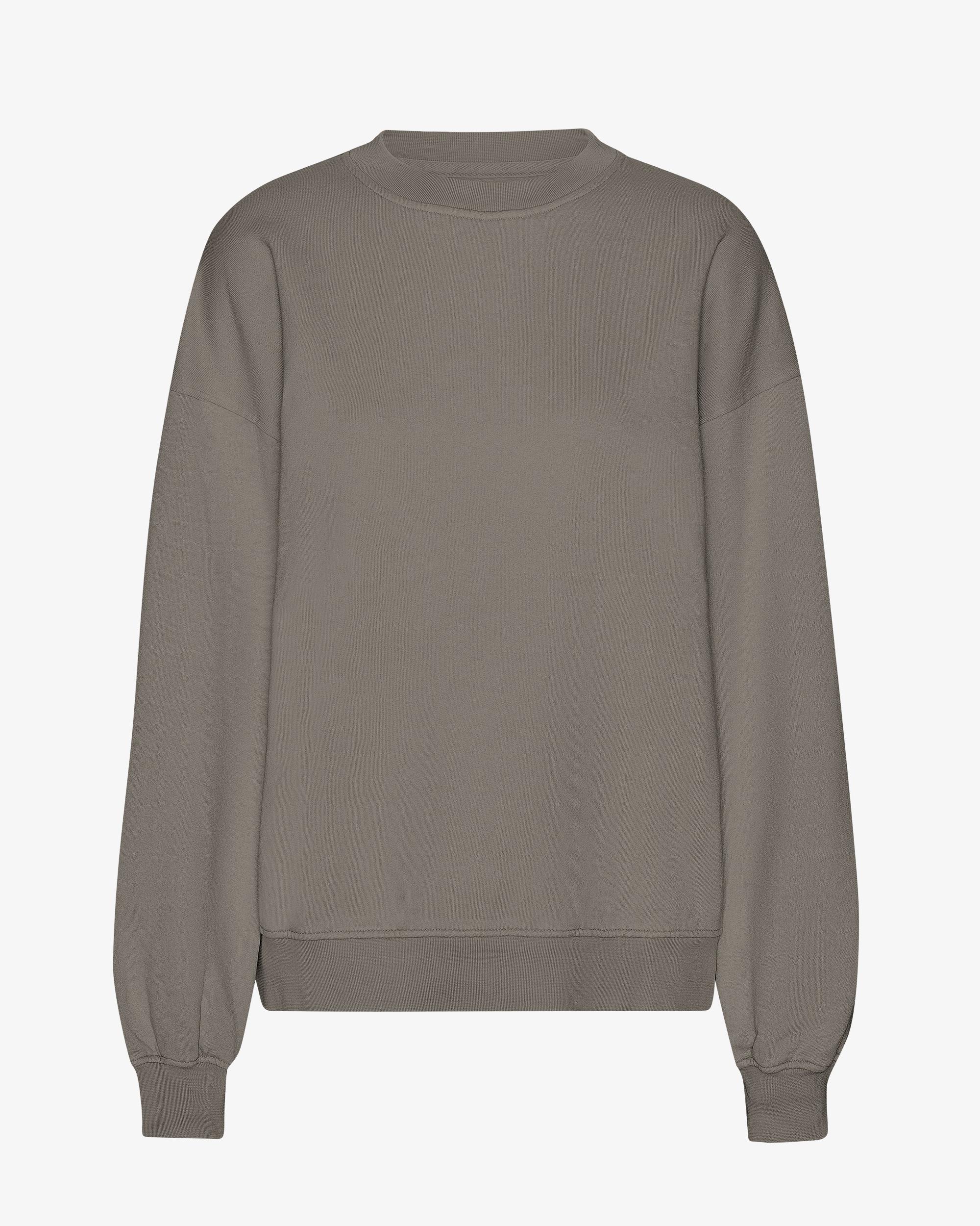 Organic Oversized Crew - Misty Brown Product Image