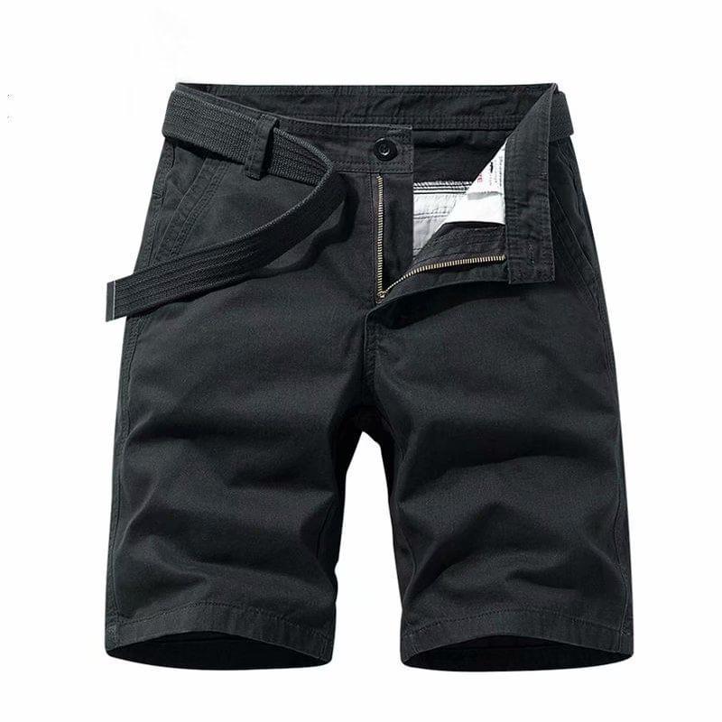 High Waist Plain Slim Fit Shorts Product Image