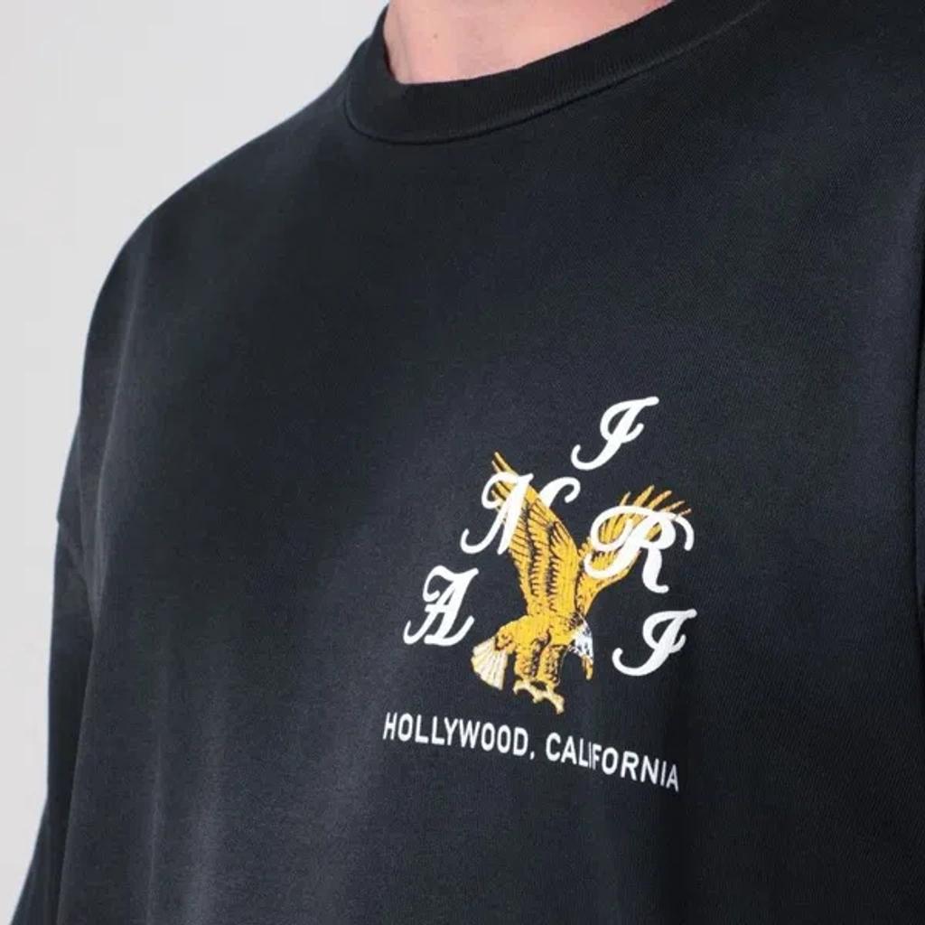 Black 'AMIRI' Eagle Oversized T-shirt Product Image