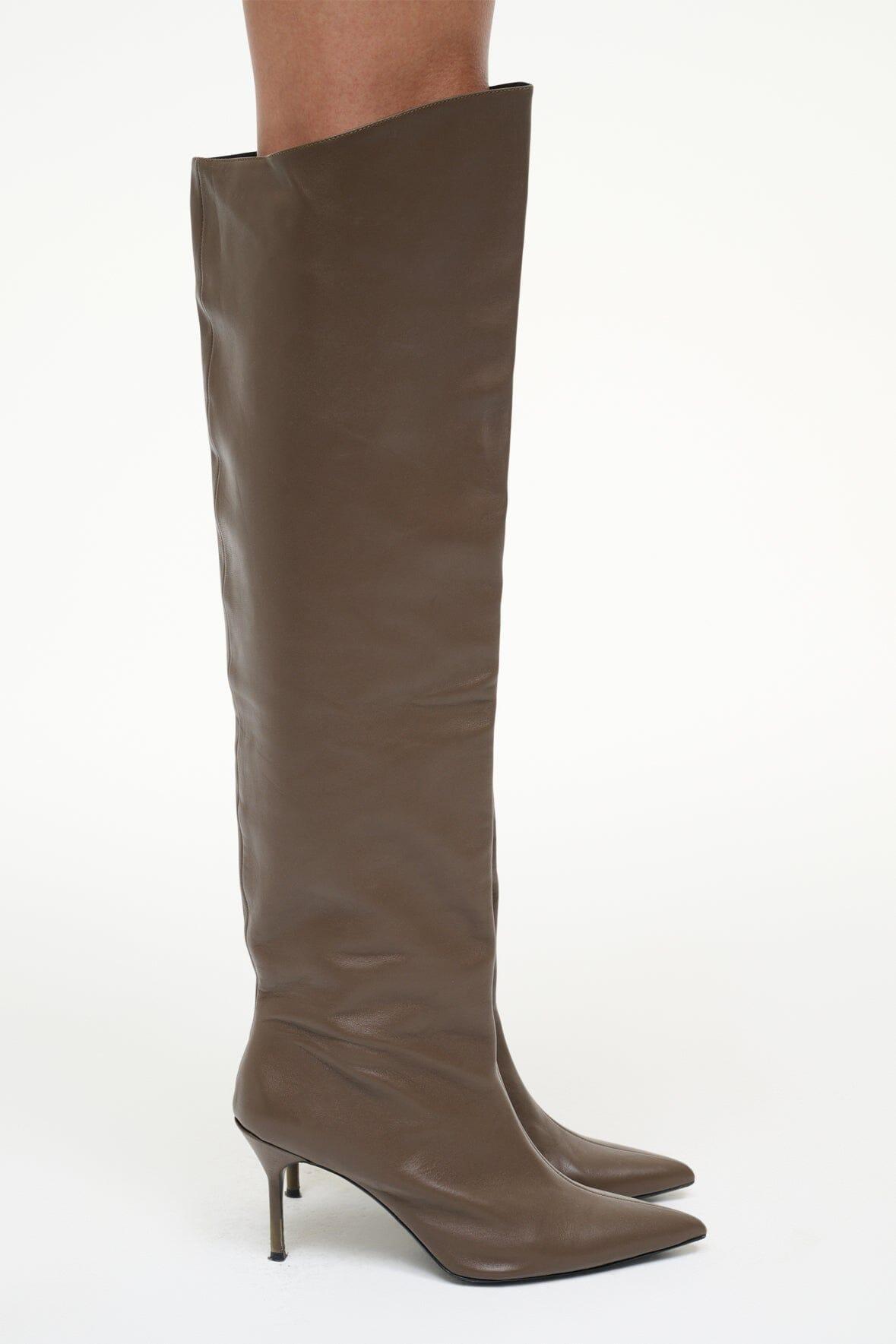 SEBASTIAN OVER THE KNEE BOOT | TRUFFLE Product Image