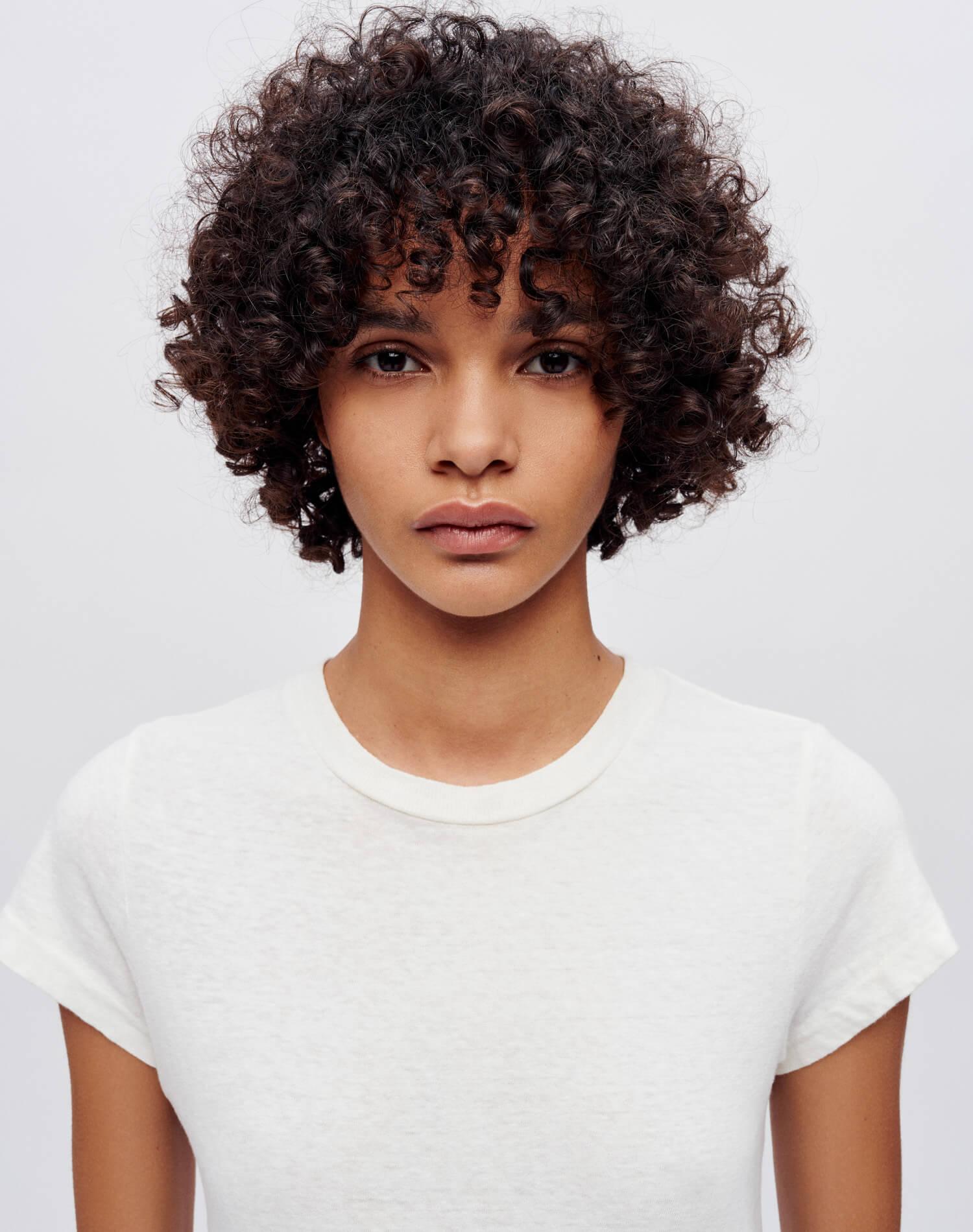 Hanes 1960s Slim Tee - Vintage White Female Product Image