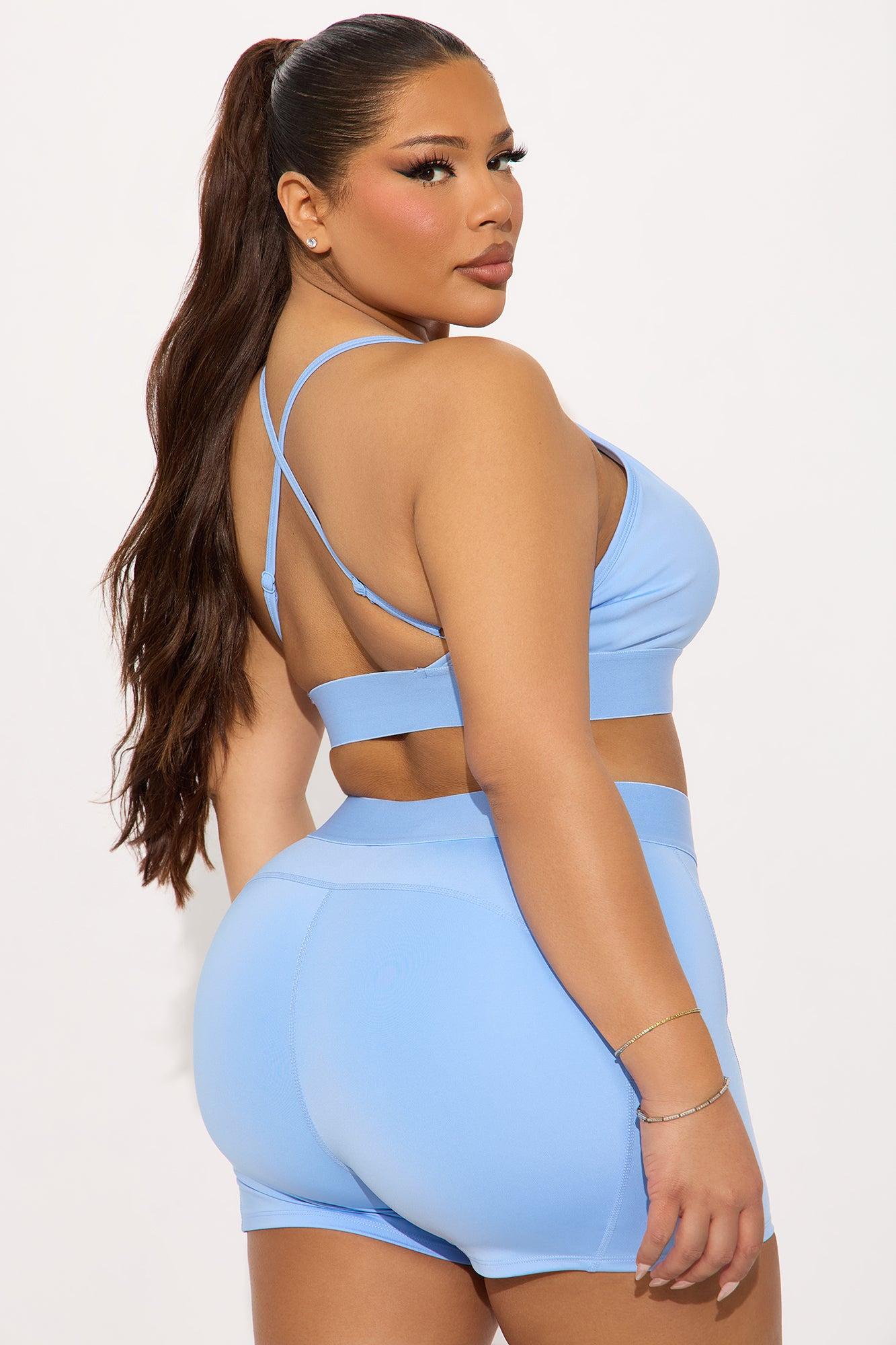 Paddle Pro Elevate Sports Bra - Light Blue Product Image