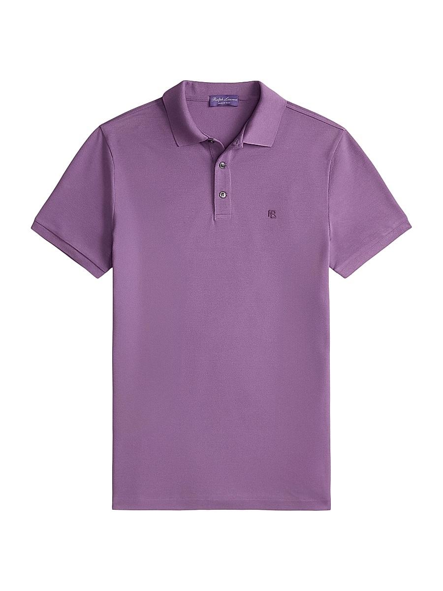 Mens Custom Slim-Fit Piqu Polo Shirt Product Image