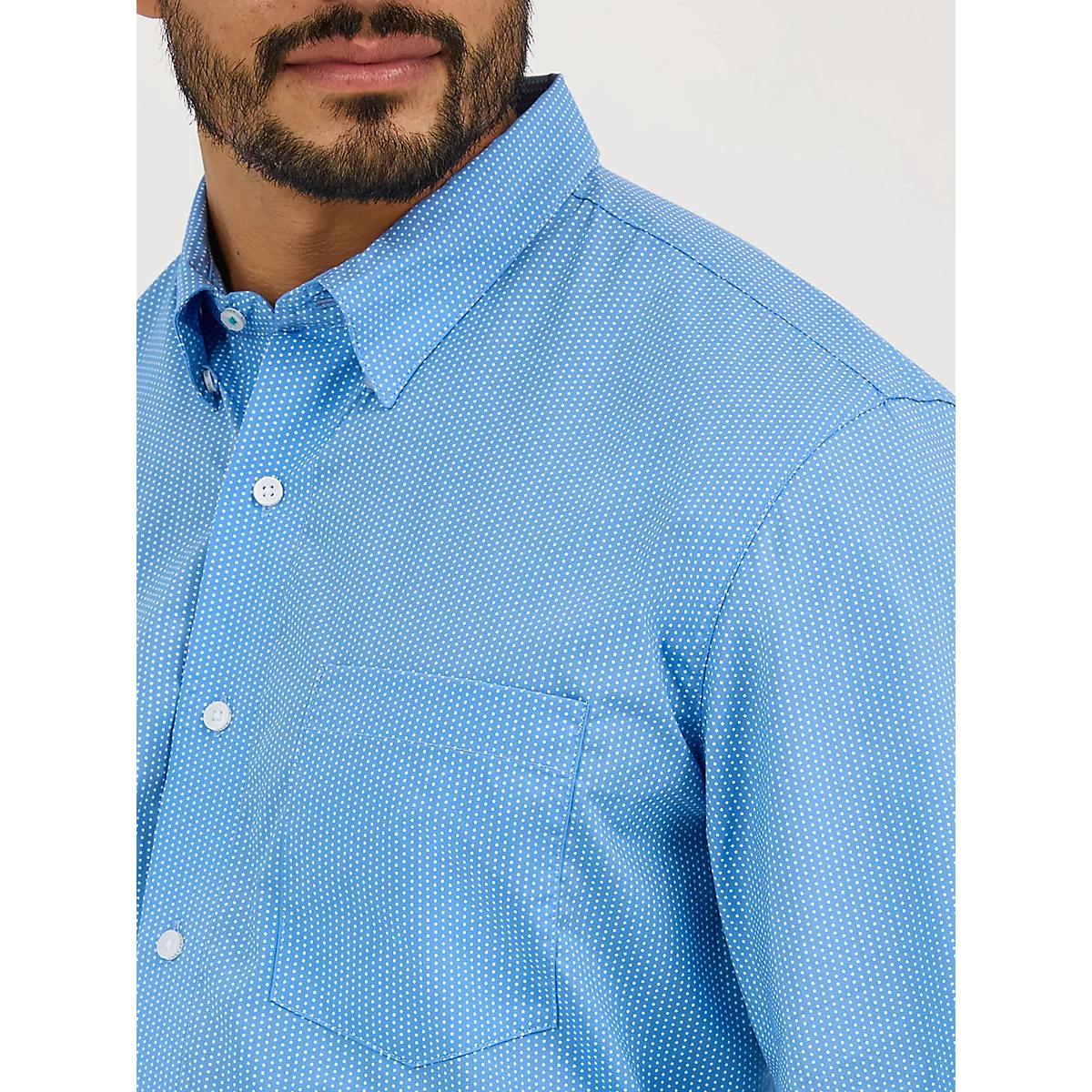 Men's Cody Johnson One Pocket Button Down Shirt in Ceramic Print Product Image