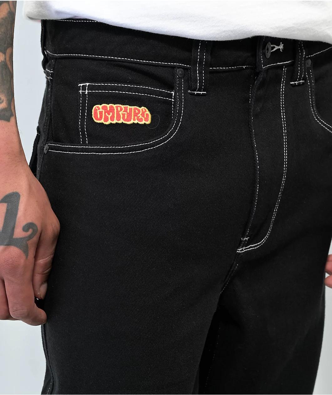 Empyre Black Carpenter Skate Jeans Product Image