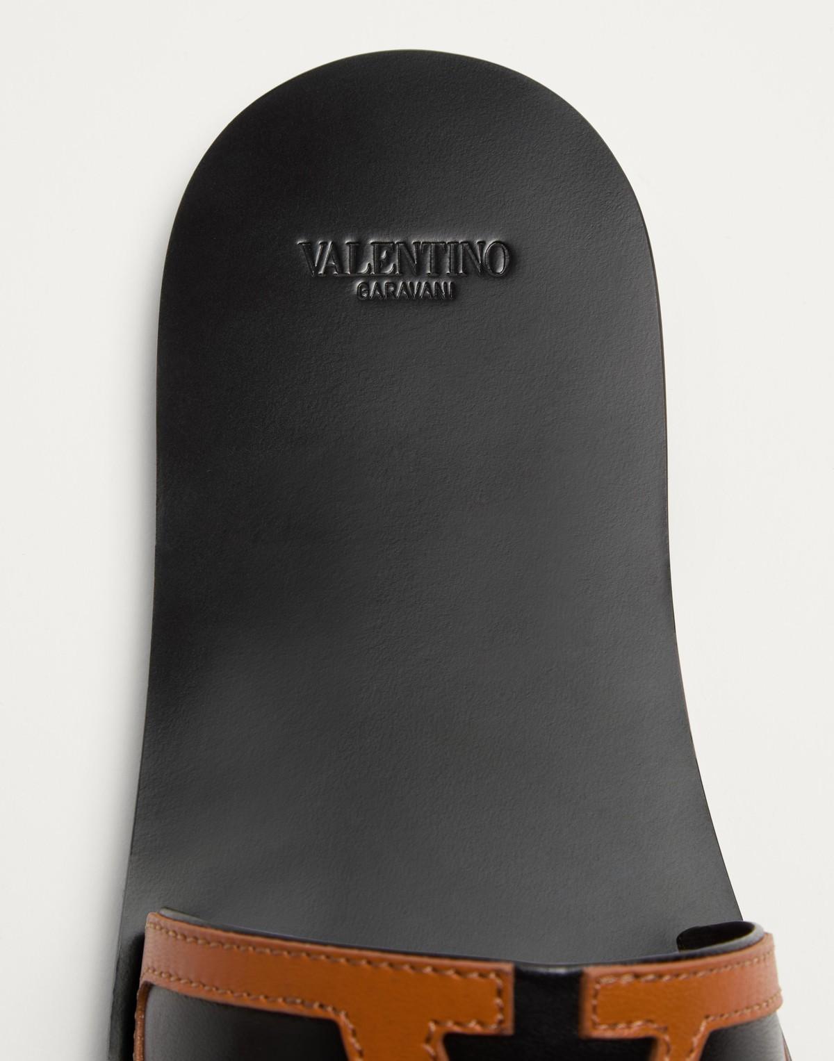 VALENTINO GARAVANI Viva Superstar Slide Sandal In Nappa Leather In Black Product Image
