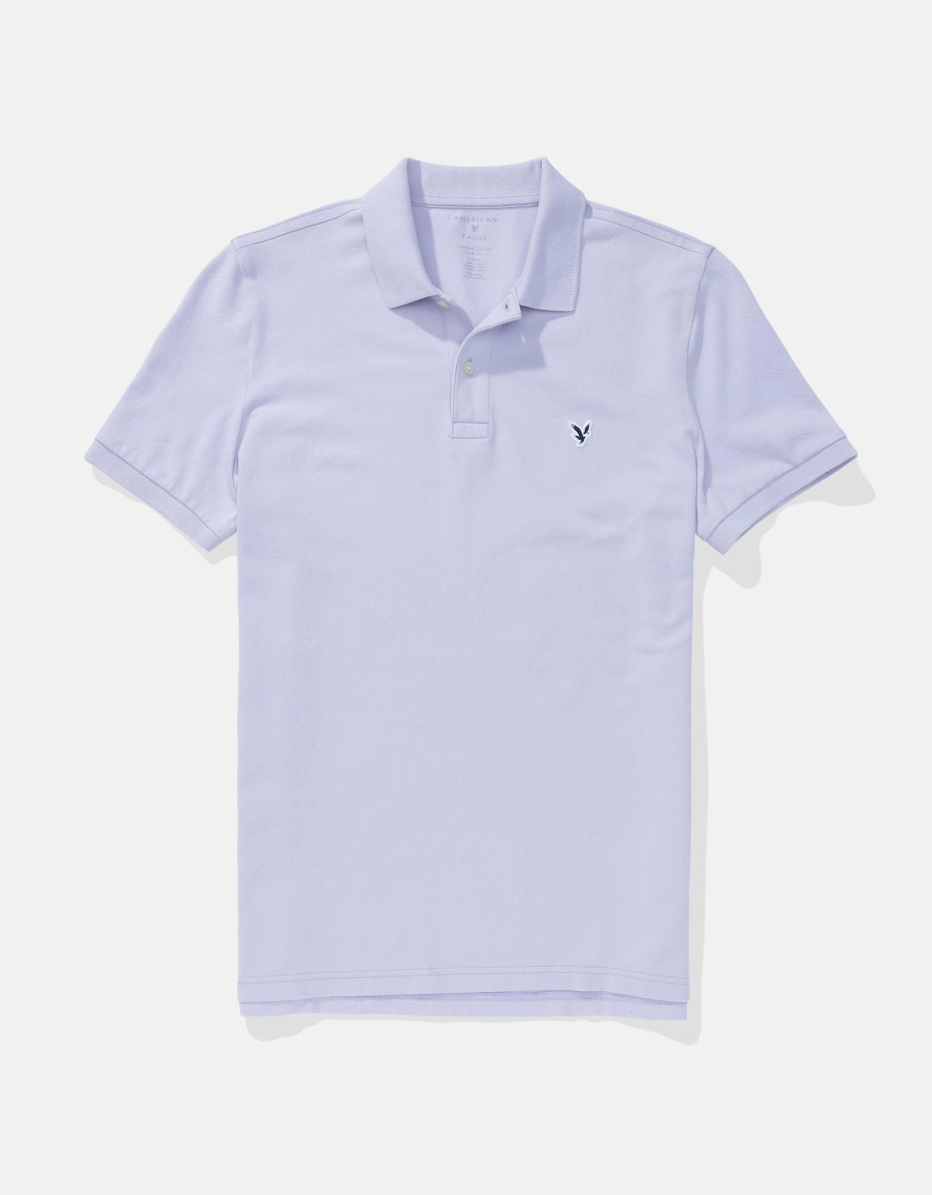 AE Lived-In Slim Fit Pique Polo Shirt Product Image