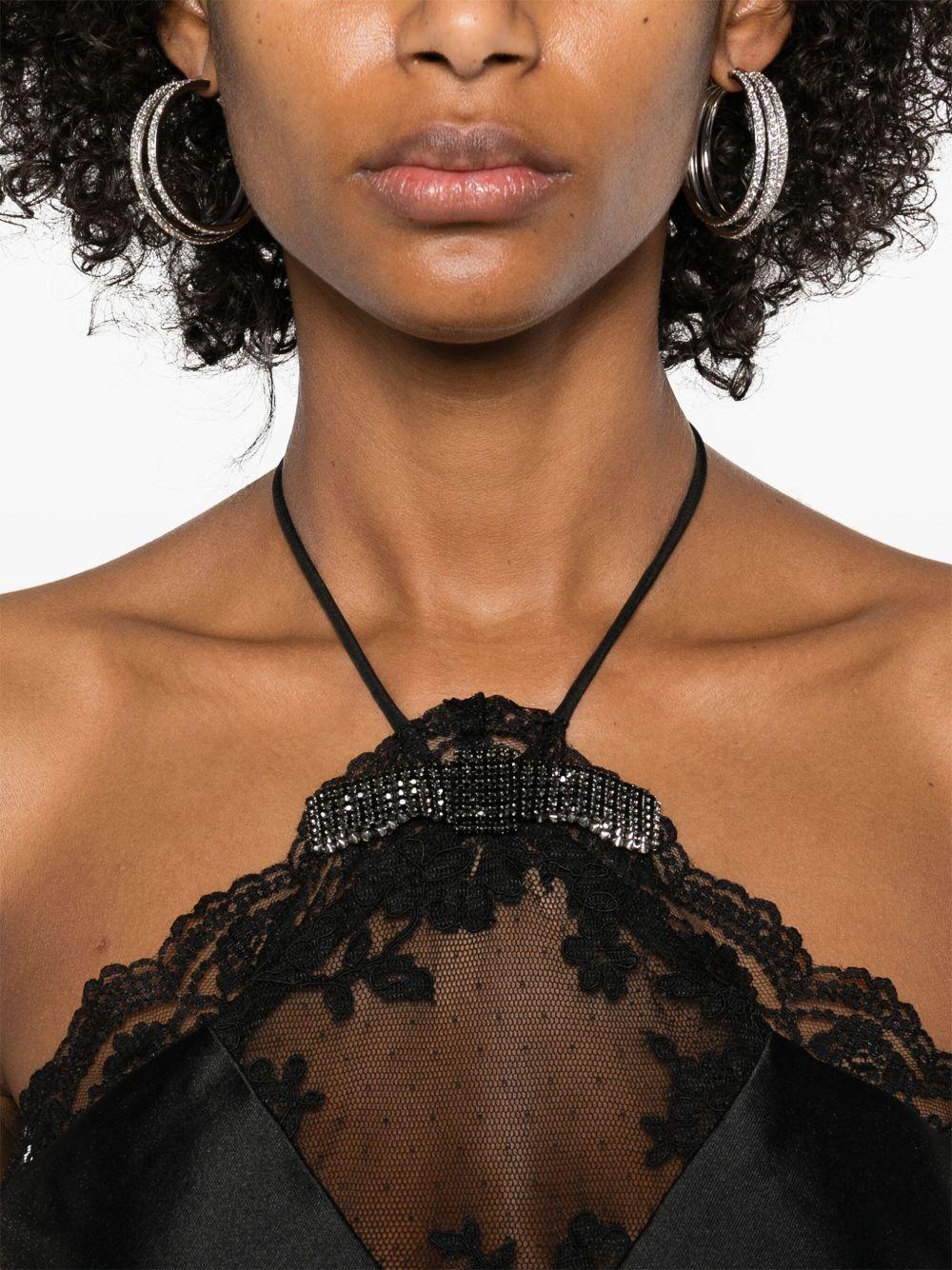 lace-detailed mini dress Product Image