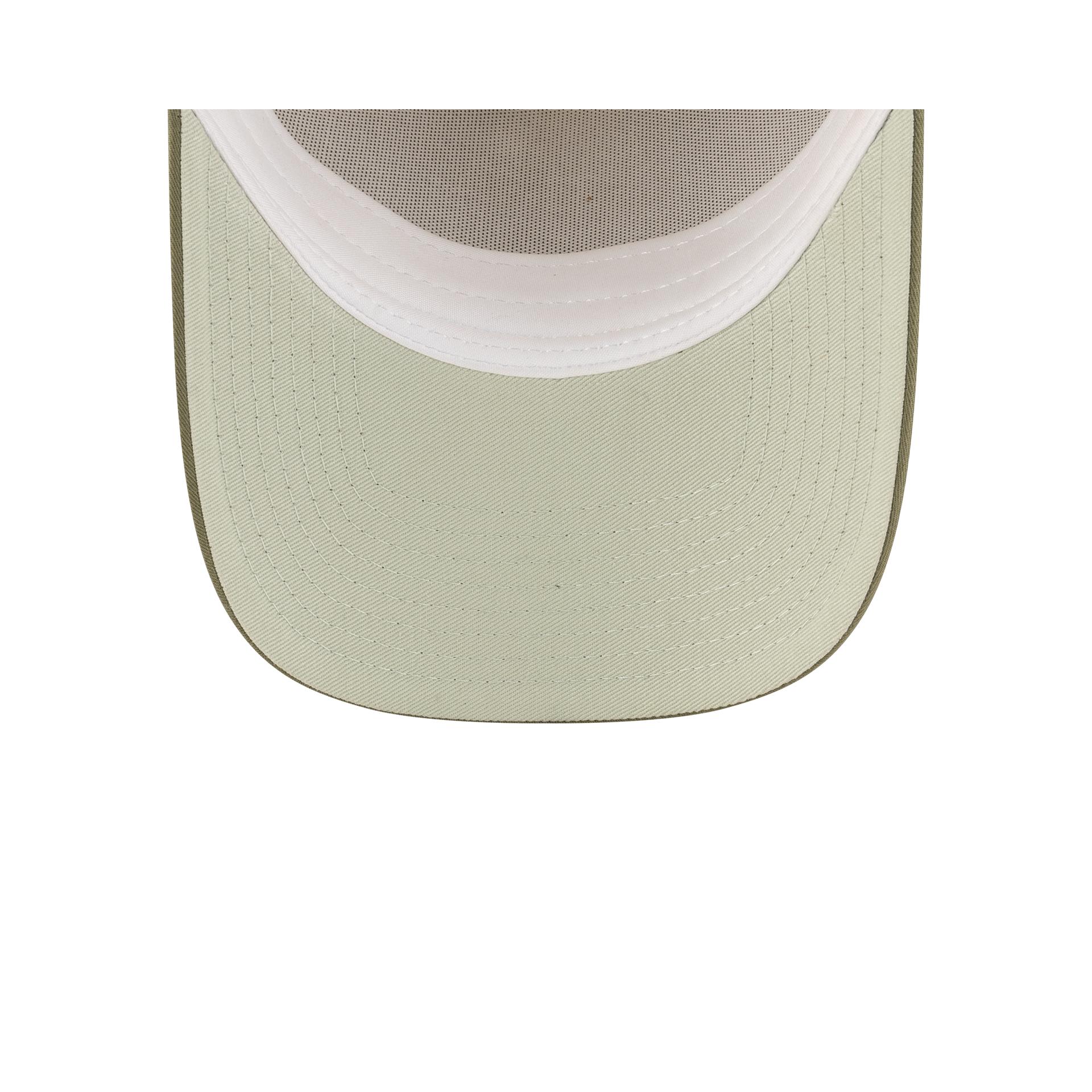 New Era Branded High Twist Chrome White 9FORTY A-Frame Adjustable Hat Male Product Image