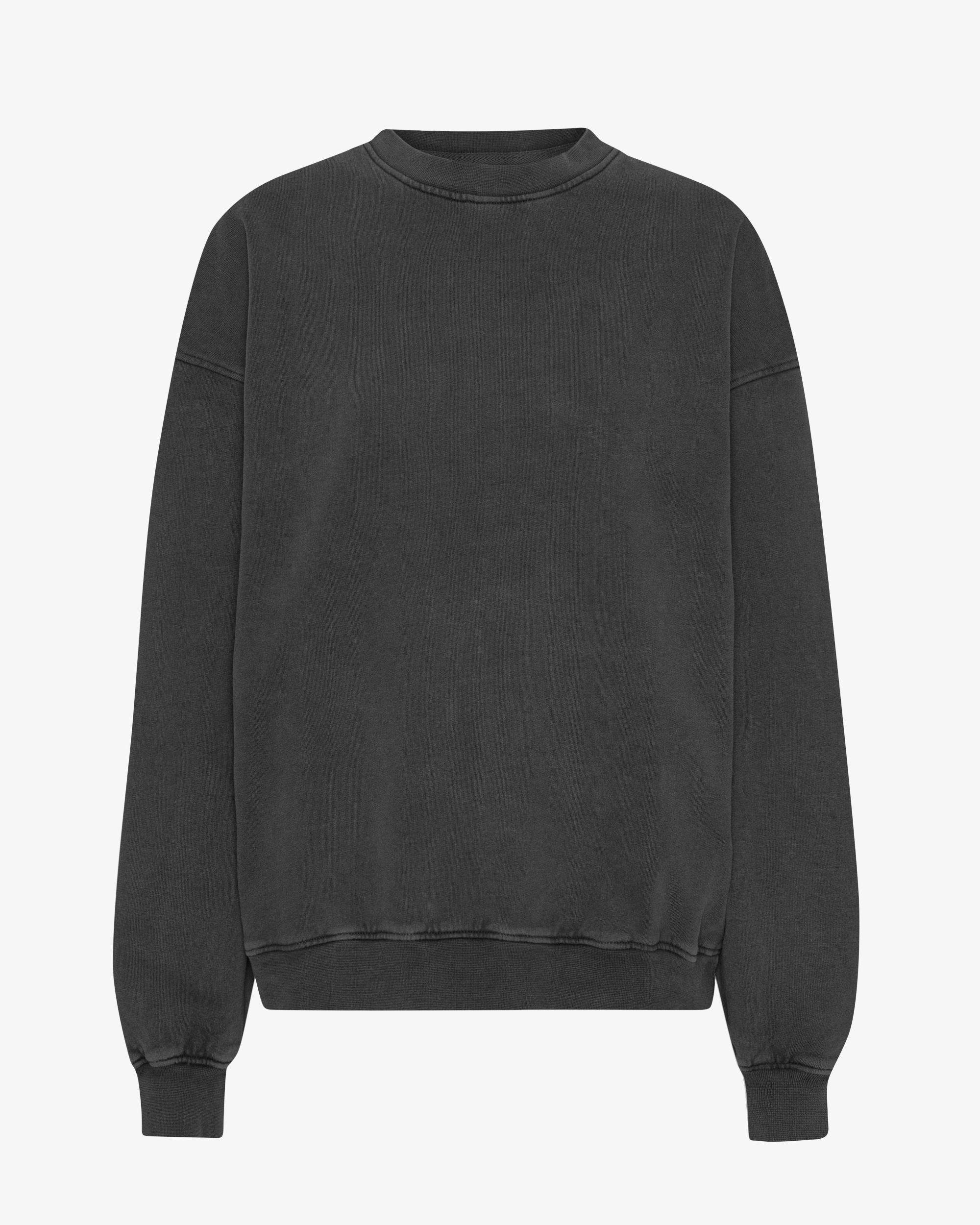Organic Oversized Crew - Faded Black Product Image