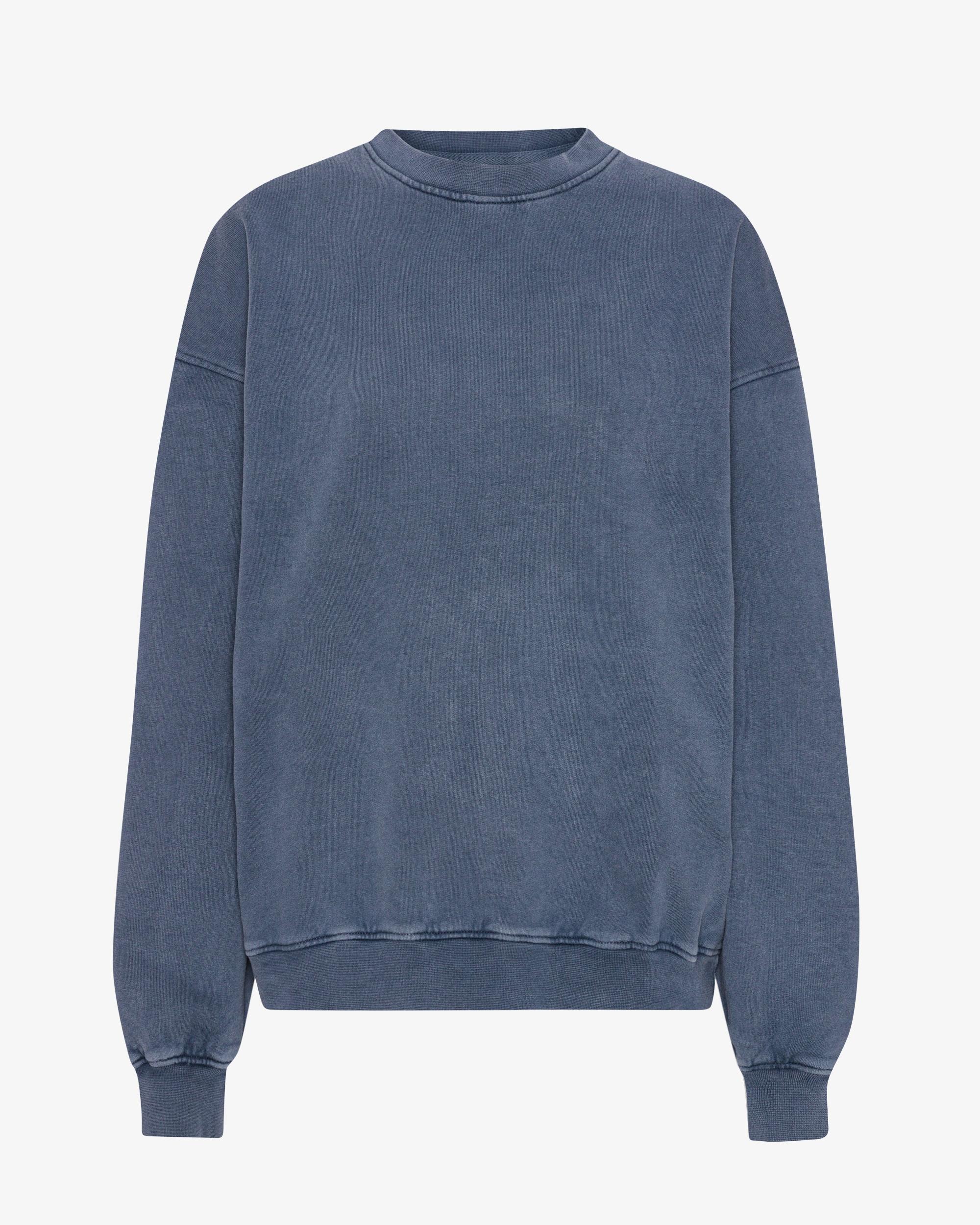 Organic Oversized Crew - Neptune Blue Product Image