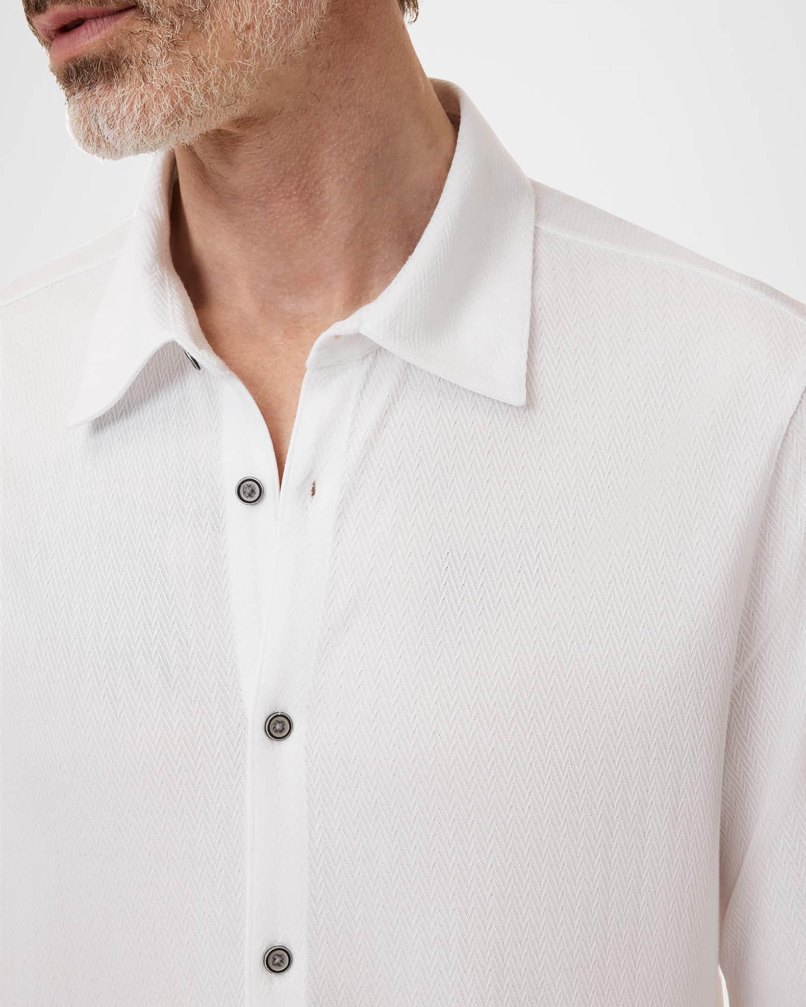 Men's Caserta Chevron Button-Down Shirt Product Image