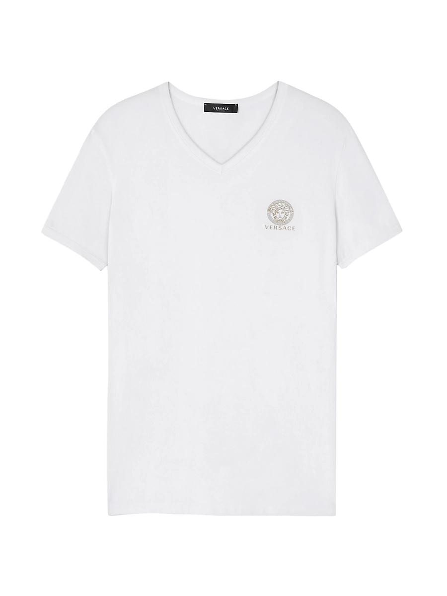 Mens V-Neck Logo T-Shirt Product Image