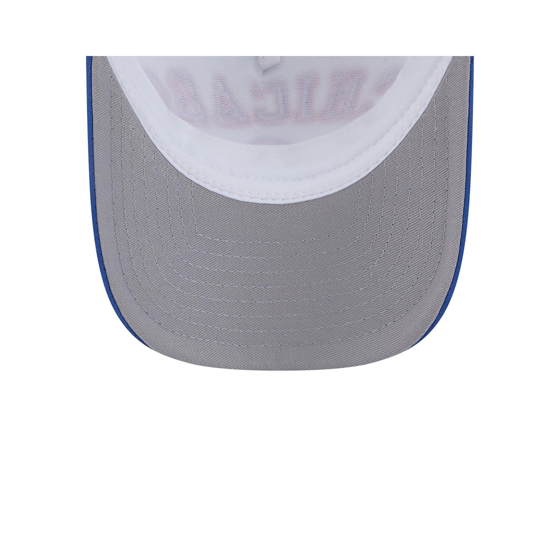 Chicago Cubs Chrome Arch 9FORTY M-Crown A-Frame Trucker Hat Male Product Image