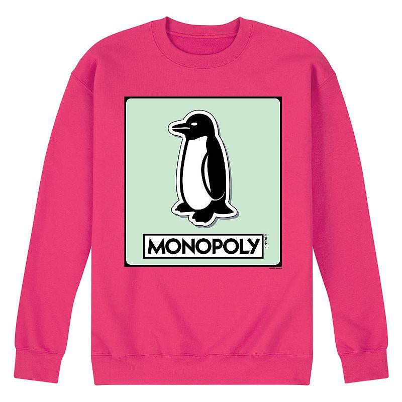 Mens Monopoly Penguin Game Token Fleece Sweatshirt Product Image