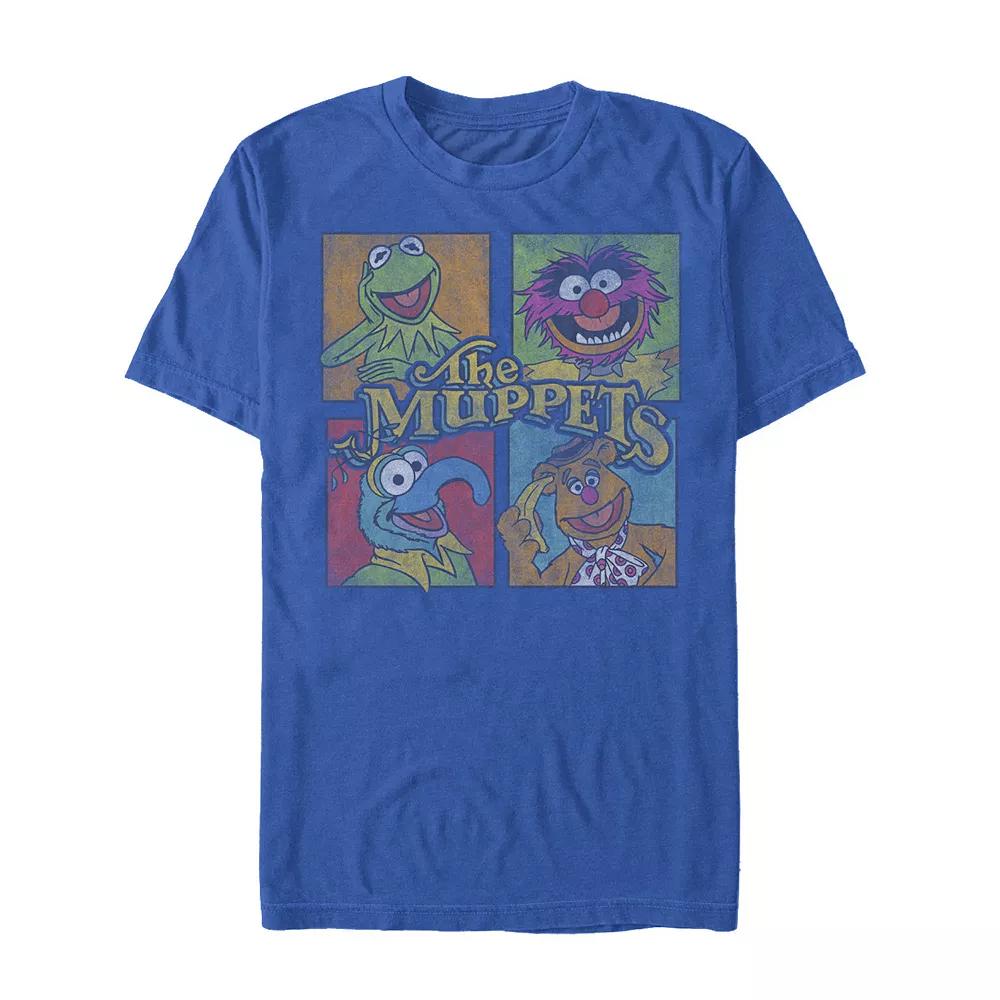 Disney's Muppets Men's Group Shot Box Up Tee, Size: Medium, Royal Product Image