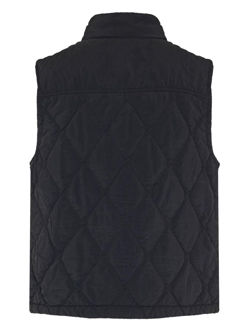quilted pocket waistcoat Product Image